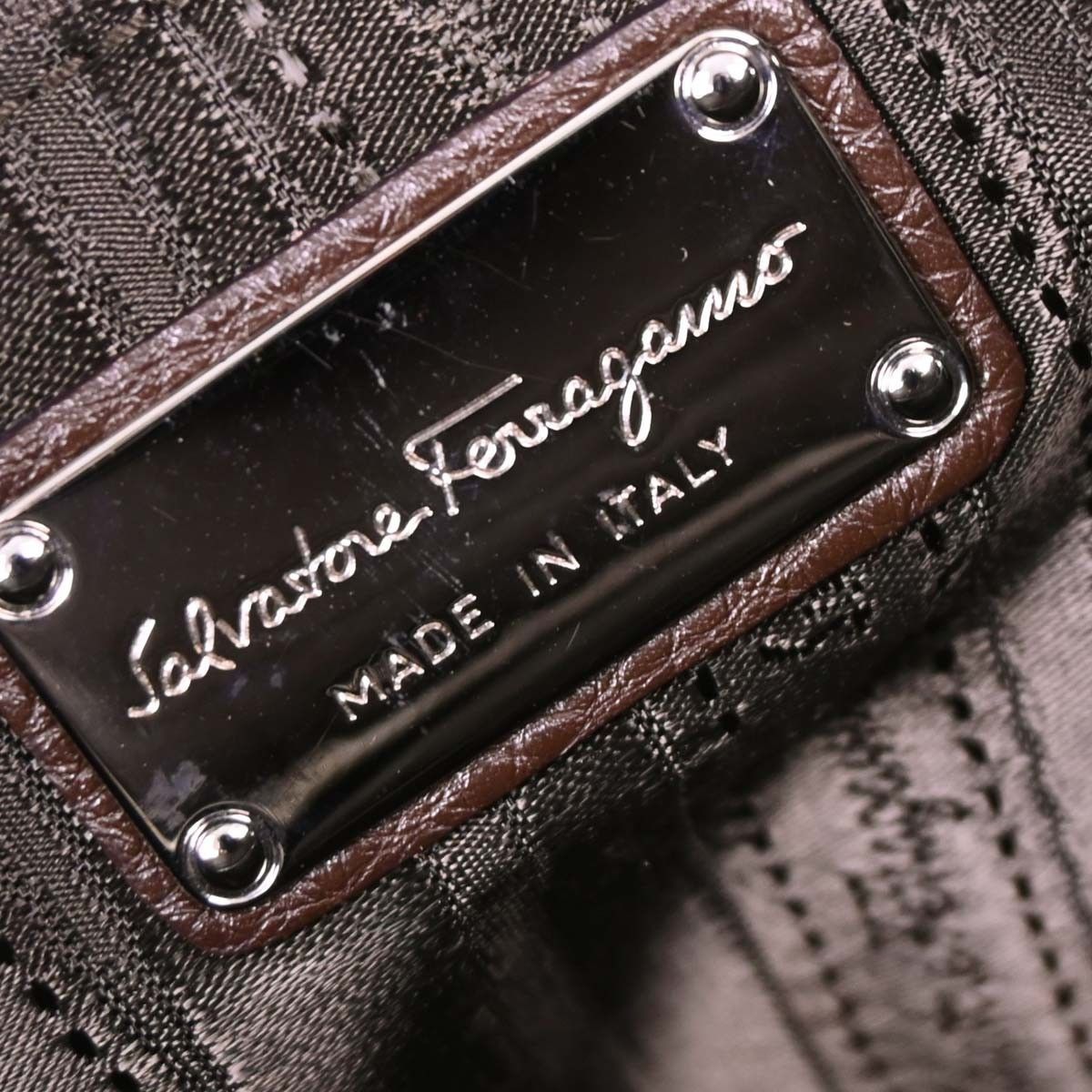 Salvatore Ferragamo Salvatore Ferragamo Sofia Satchel Grainy Leather Size ONE SIZE - 4 Thumbnail