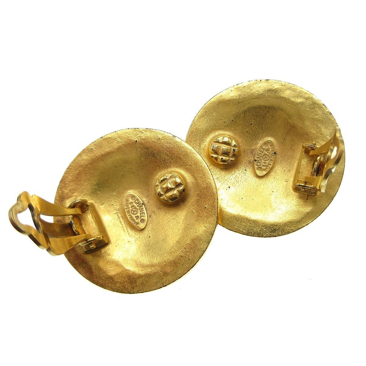 Chanel Chanel CC Round Earrings Metal Size ONE SIZE - 3 Thumbnail