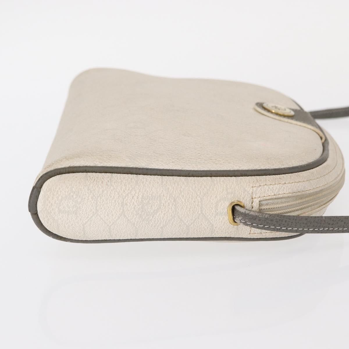 Christian Dior Vintage Honeycomb Shoulder Bag Canvas