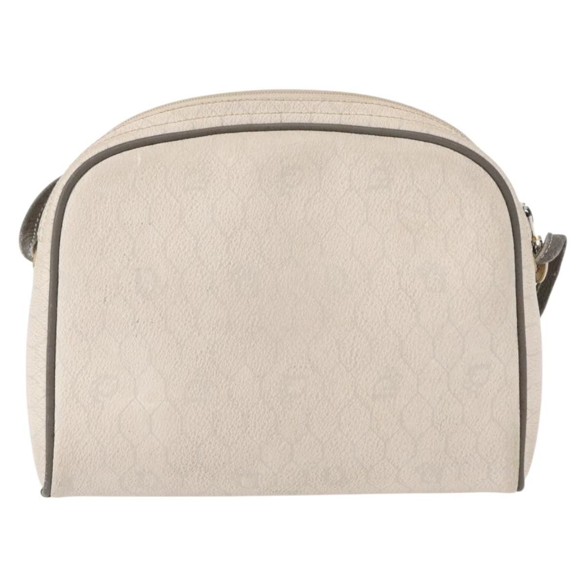 Christian Dior Vintage Honeycomb Shoulder Bag Canvas