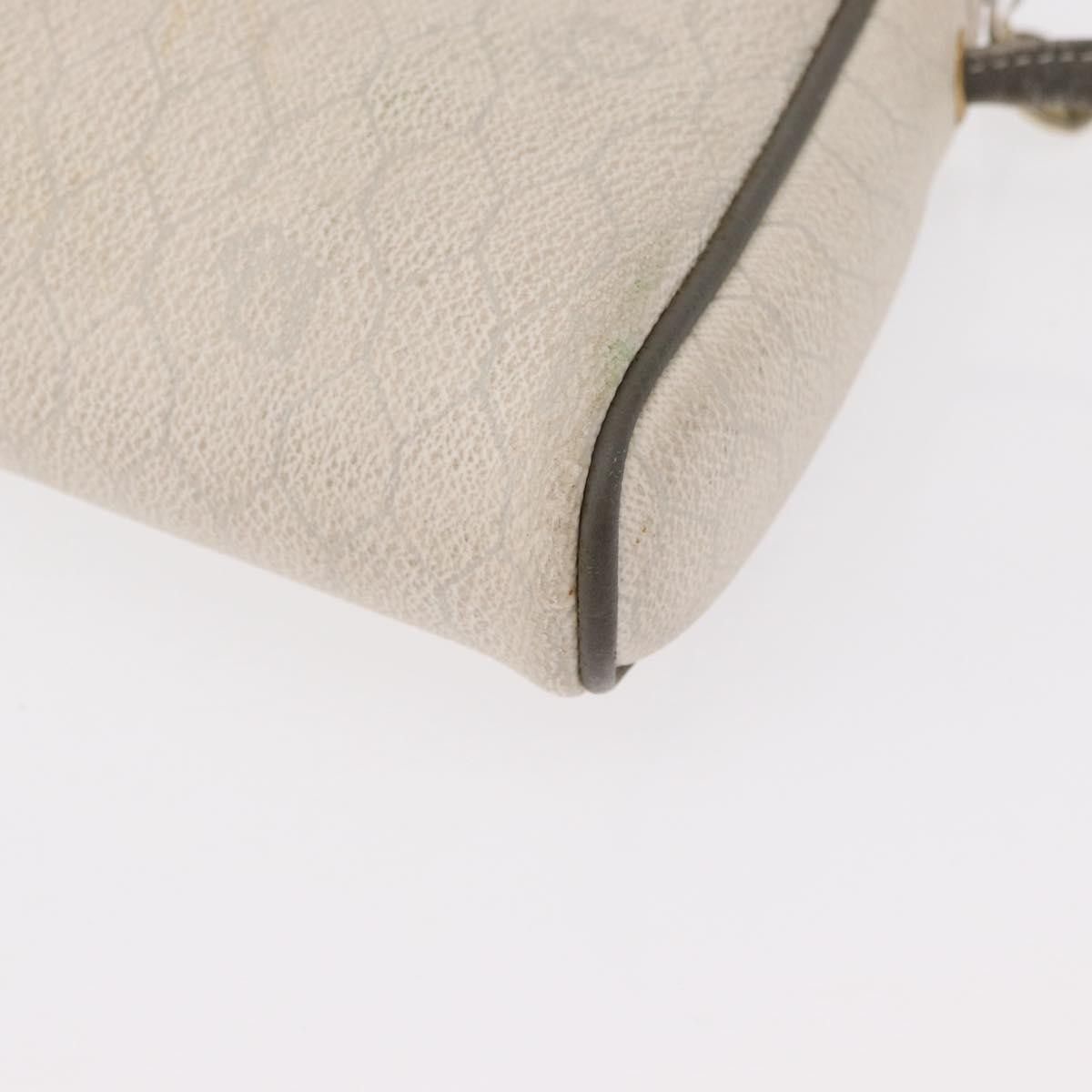 Christian Dior Vintage Honeycomb Shoulder Bag Canvas