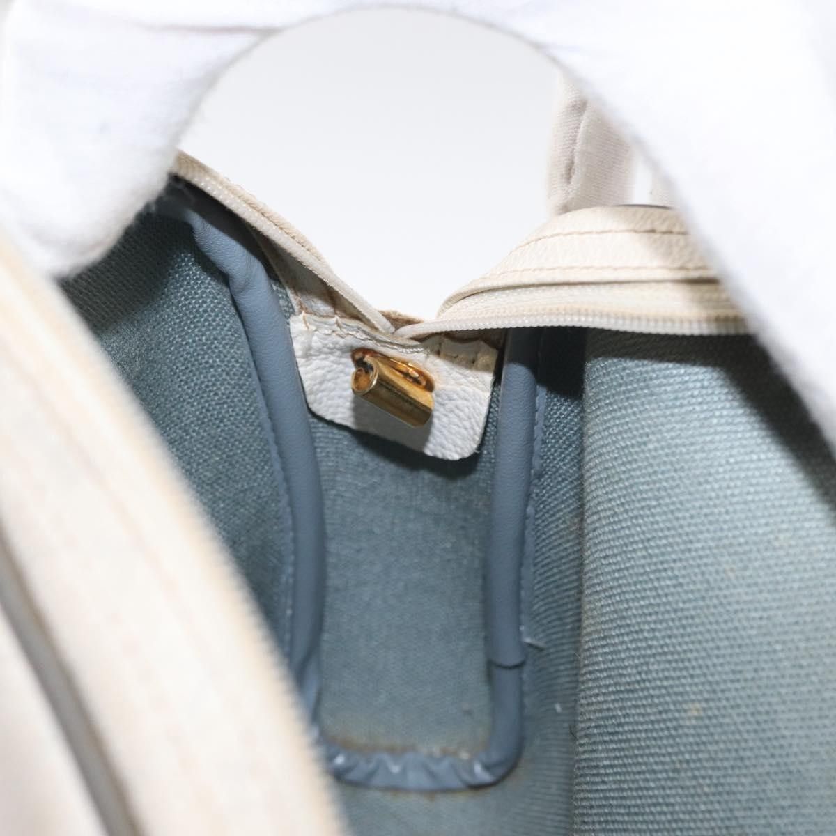 Christian Dior Vintage Honeycomb Shoulder Bag Canvas