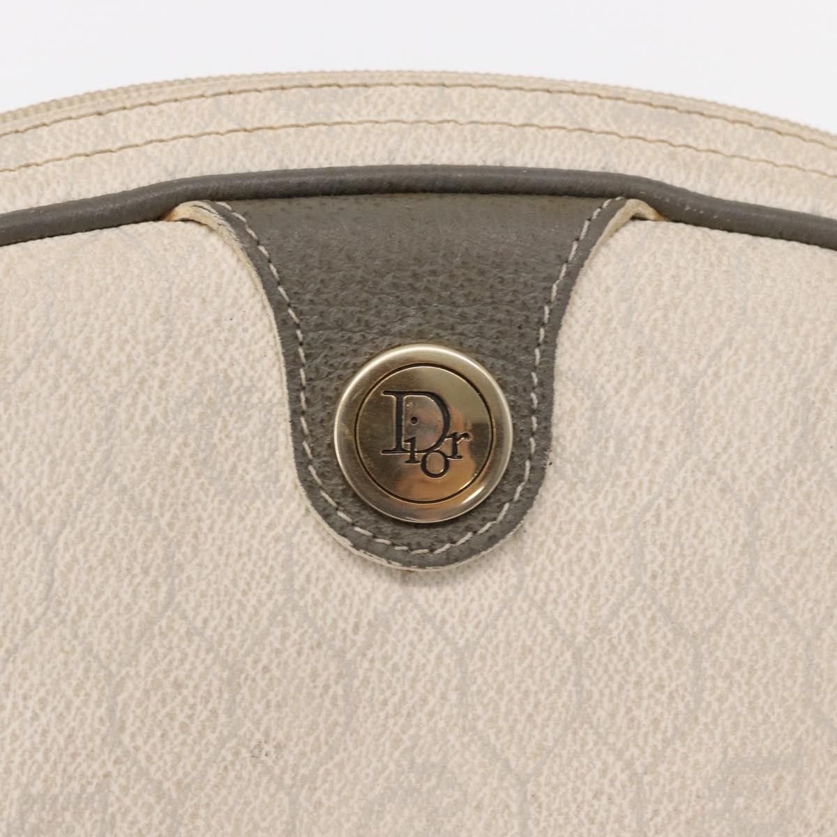 Christian Dior Vintage Honeycomb Shoulder Bag Canvas