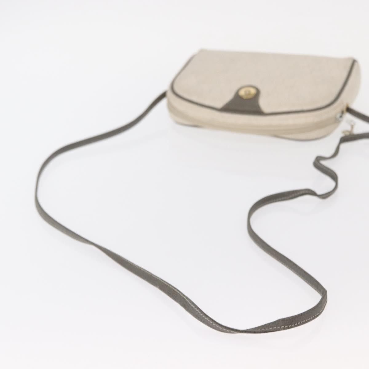 Christian Dior Vintage Honeycomb Shoulder Bag Canvas