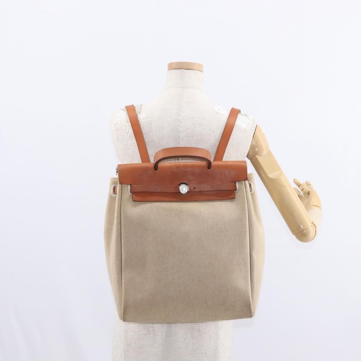 Hermes Hermes Herbag A Dos Backpack Toile Size ONE SIZE - 14 Thumbnail