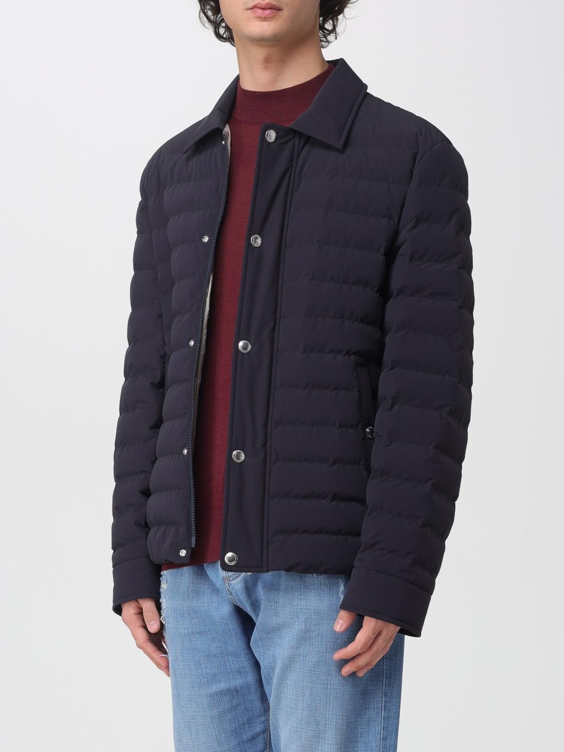 Brunello Cucinelli Brunello Cucinelli Jacket Men Navy Size US XL / EU 56 / 4 - 4 Thumbnail