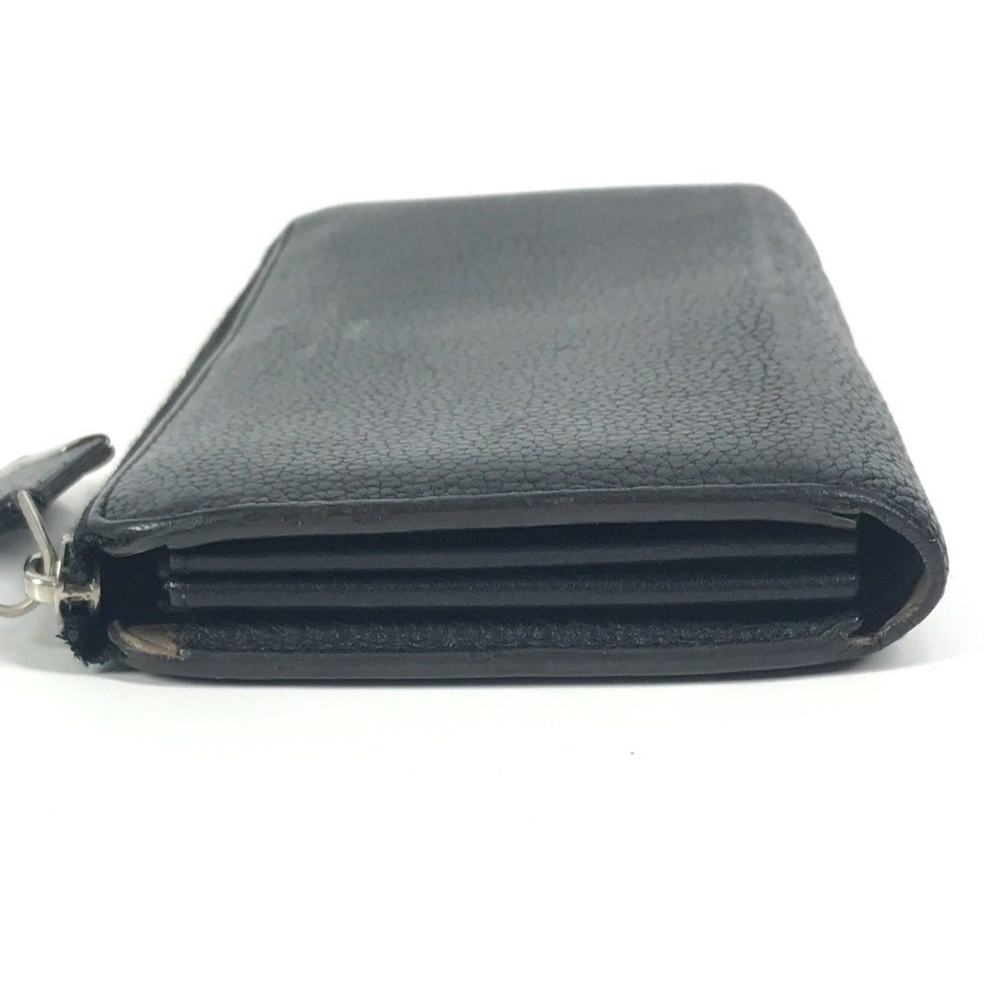 Louis Vuitton LOUIS VUITTON M60146 Portefeuille Comete Long Wallet with L-shaped zipper, leather, black, for men and women Size ONE SIZE - 3 Thumbnail