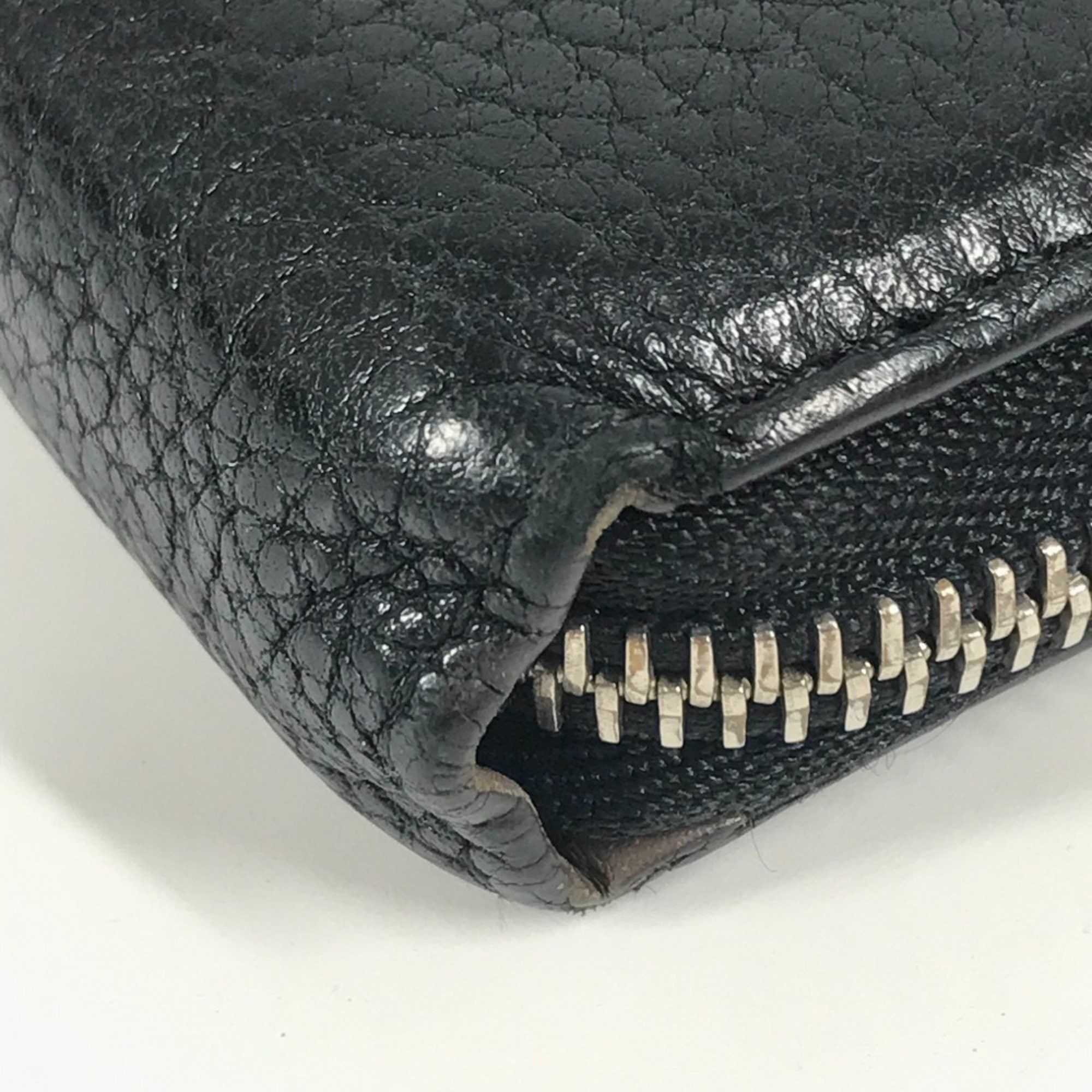 Louis Vuitton LOUIS VUITTON M60146 Portefeuille Comete Long Wallet with L-shaped zipper, leather, black, for men and women Size ONE SIZE - 9 Thumbnail