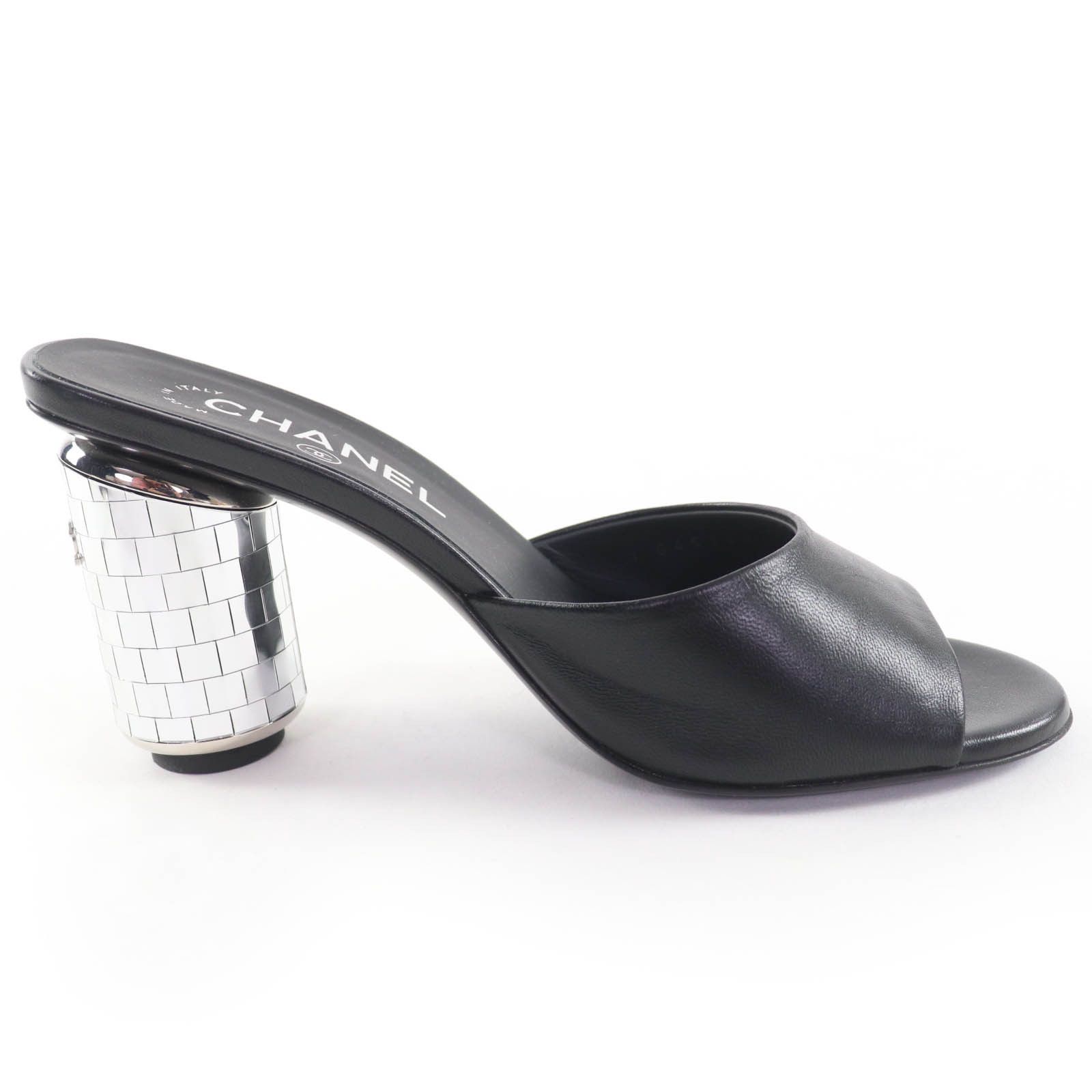 Chanel Chanel Chanel COCO Mark Mirror Leather Sandals Leather Shoes G45358 DUTY FREE for USA Size ONE SIZE - 6 Thumbnail