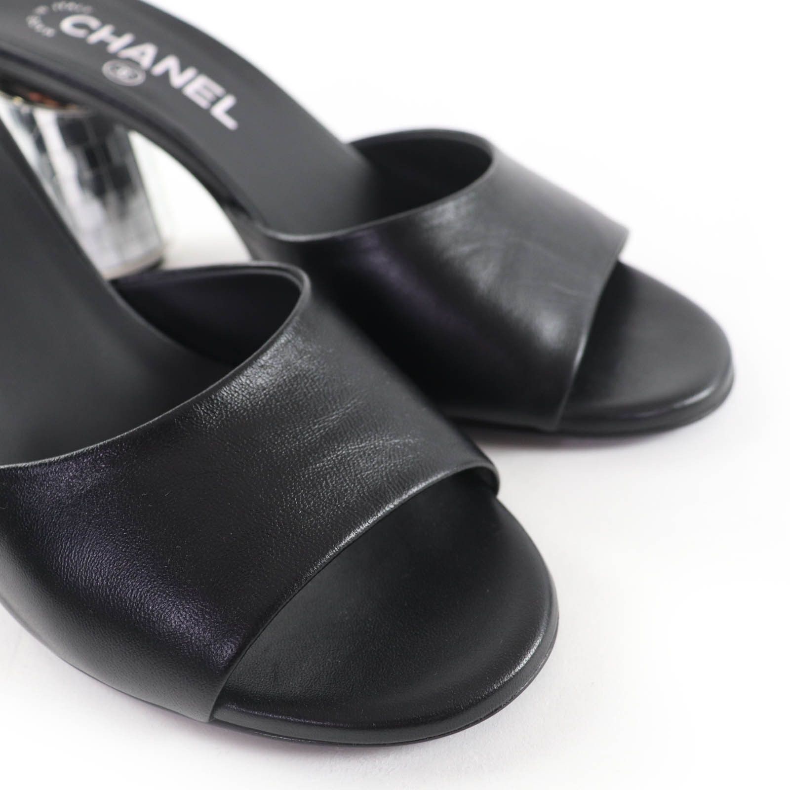 Chanel Chanel Chanel COCO Mark Mirror Leather Sandals Leather Shoes G45358 DUTY FREE for USA Size ONE SIZE - 8 Thumbnail
