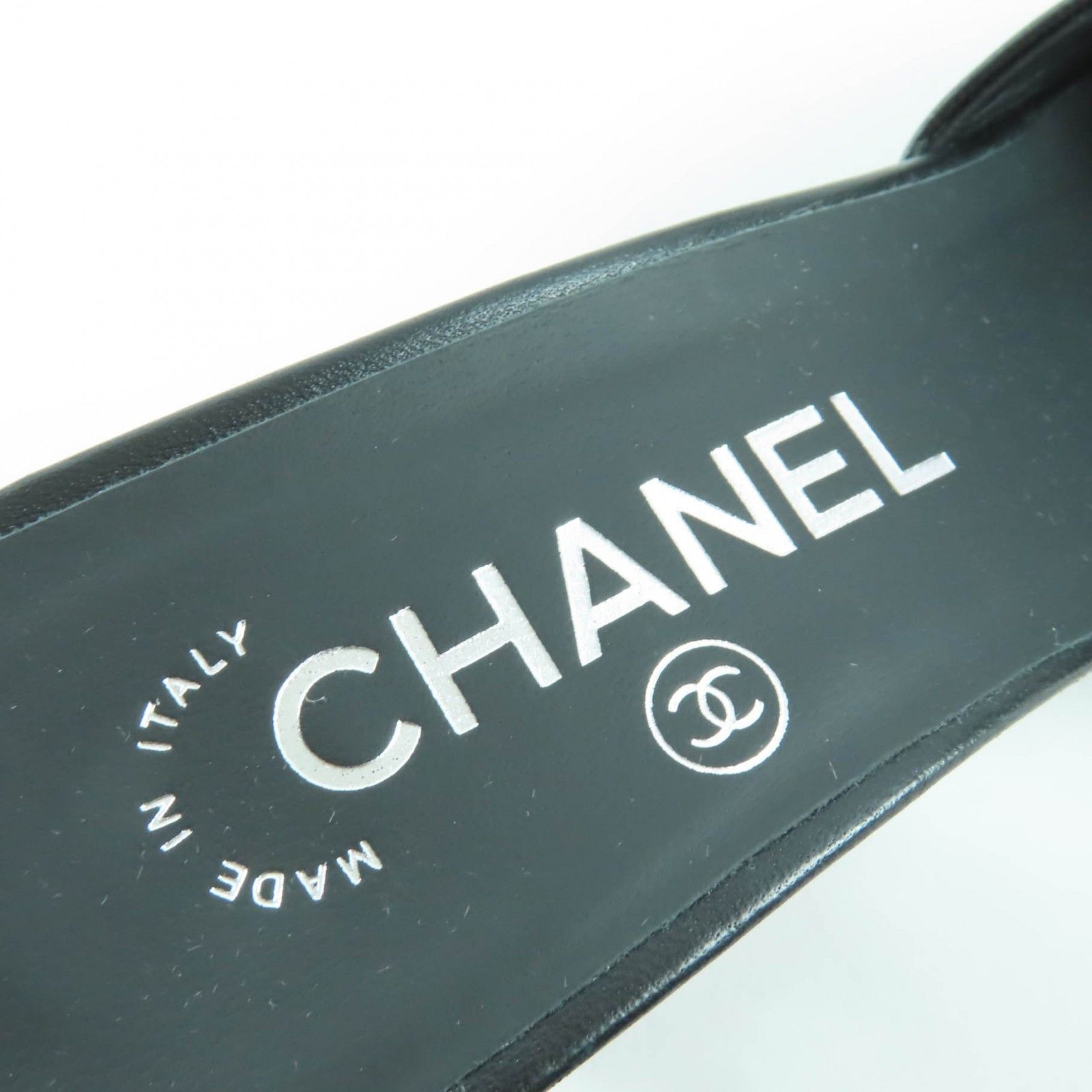 Chanel Chanel Chanel COCO Mark Mirror Leather Sandals Leather Shoes G45358 DUTY FREE for USA Size ONE SIZE - 10 Thumbnail