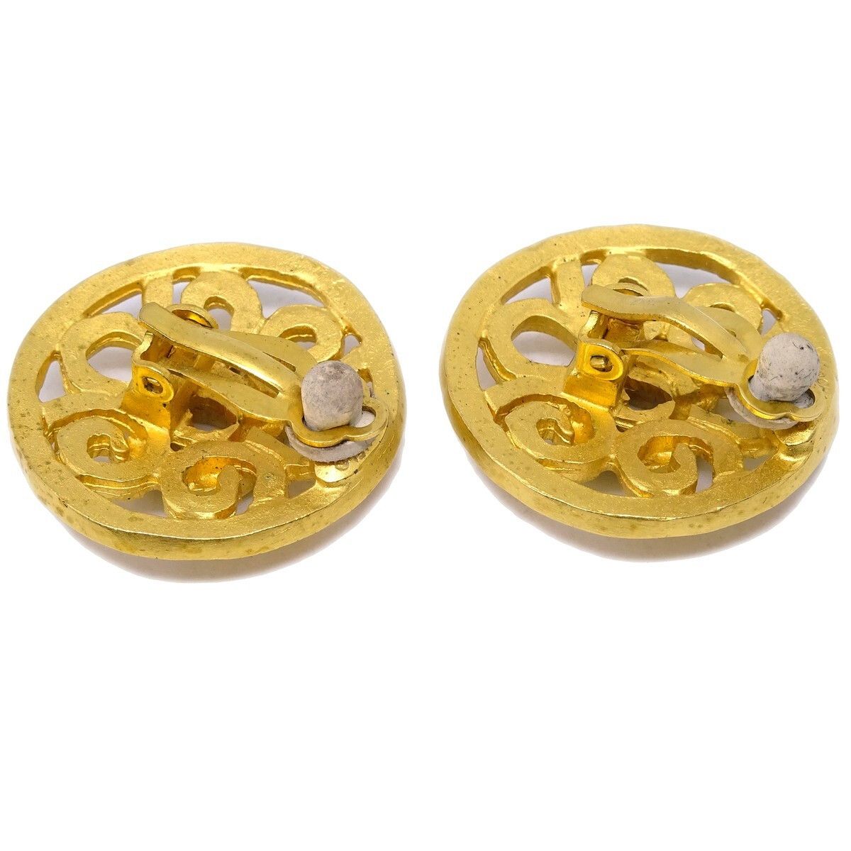 Chanel Chanel CC Round Earrings Metal Size ONE SIZE - 3 Thumbnail