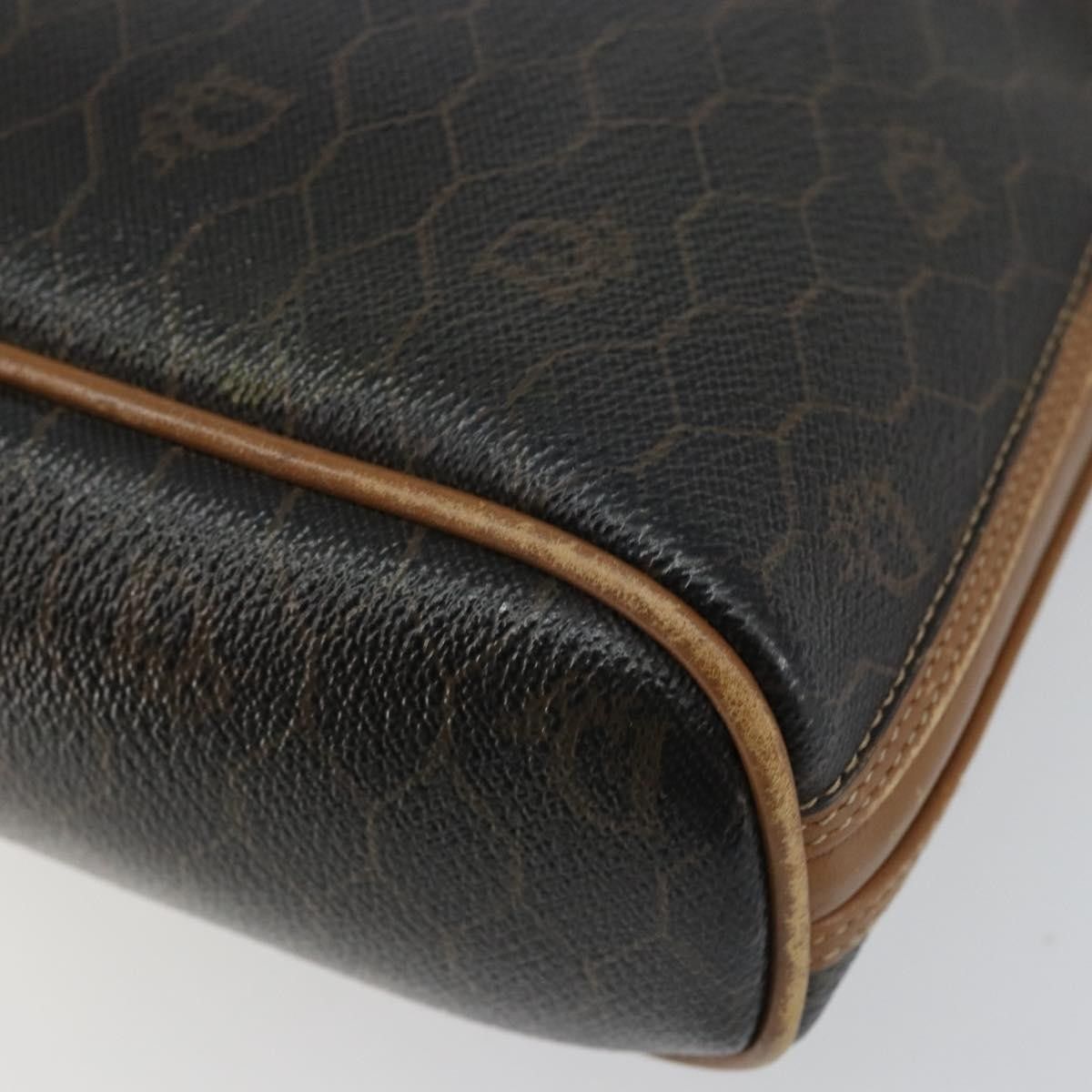Dior Christian Dior Vintage Honeycomb Handbag Canvas Leather Size ONE SIZE - 8 Thumbnail