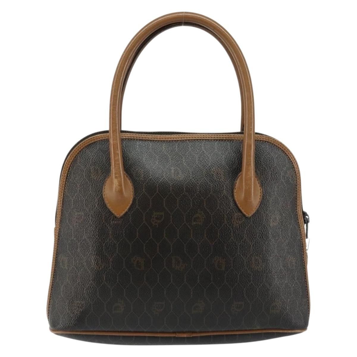 Dior Christian Dior Vintage Honeycomb Handbag Canvas Leather Size ONE SIZE - 2 Thumbnail