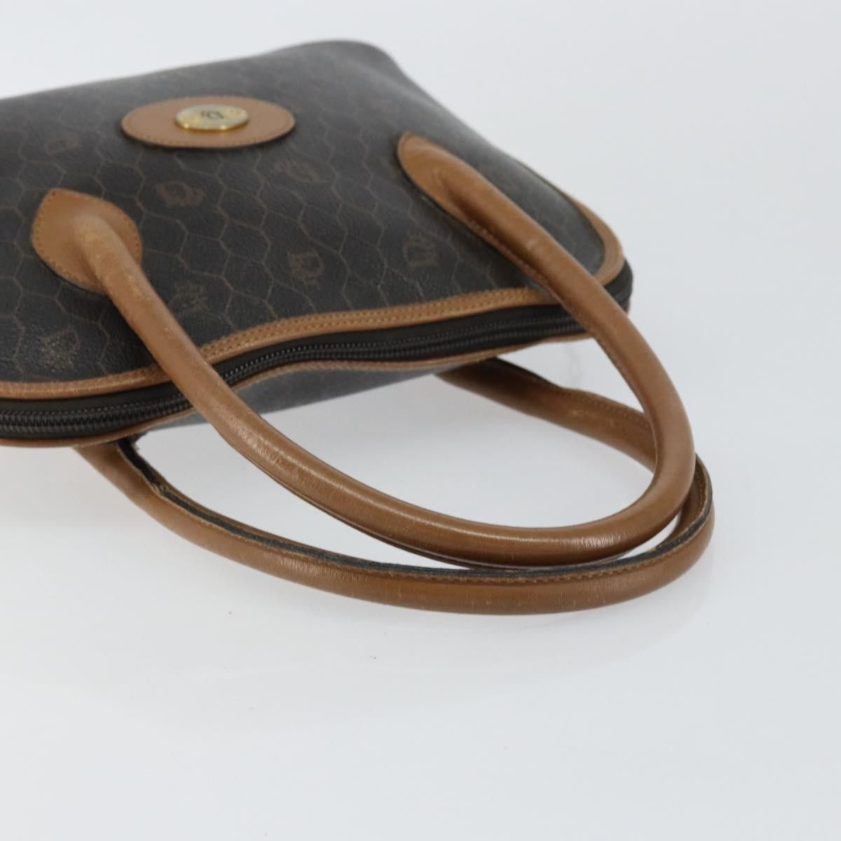 Dior Christian Dior Vintage Honeycomb Handbag Canvas Leather Size ONE SIZE - 7 Thumbnail