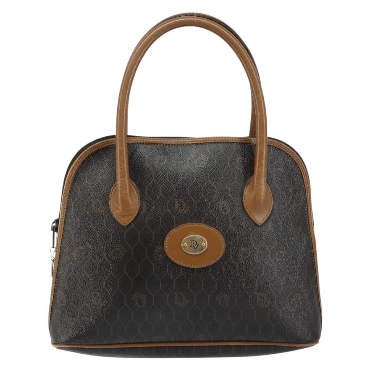 Dior Christian Dior Vintage Honeycomb Handbag Canvas Leather Size ONE SIZE - 19 Thumbnail