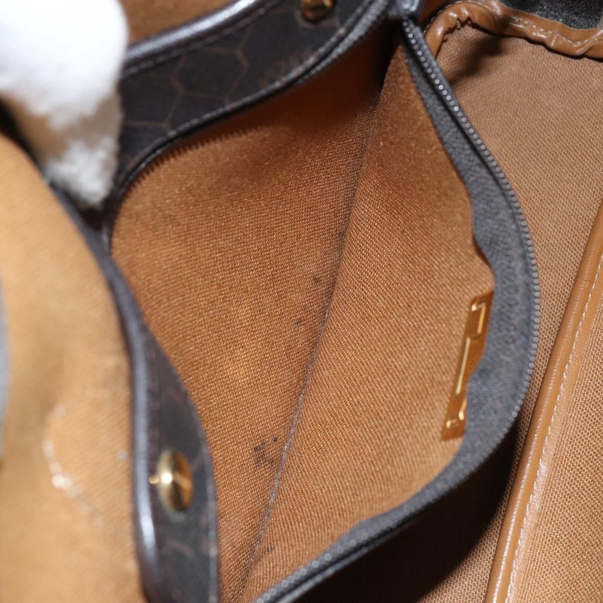 Dior Christian Dior Vintage Honeycomb Handbag Canvas Leather Size ONE SIZE - 18 Thumbnail