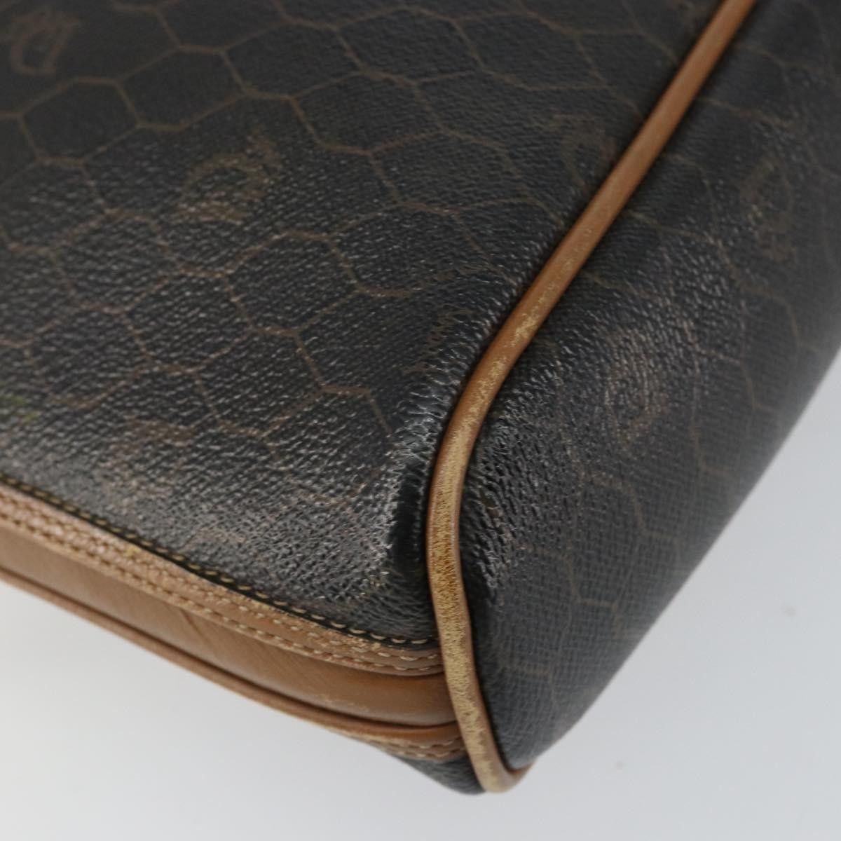 Dior Christian Dior Vintage Honeycomb Handbag Canvas Leather Size ONE SIZE - 9 Thumbnail