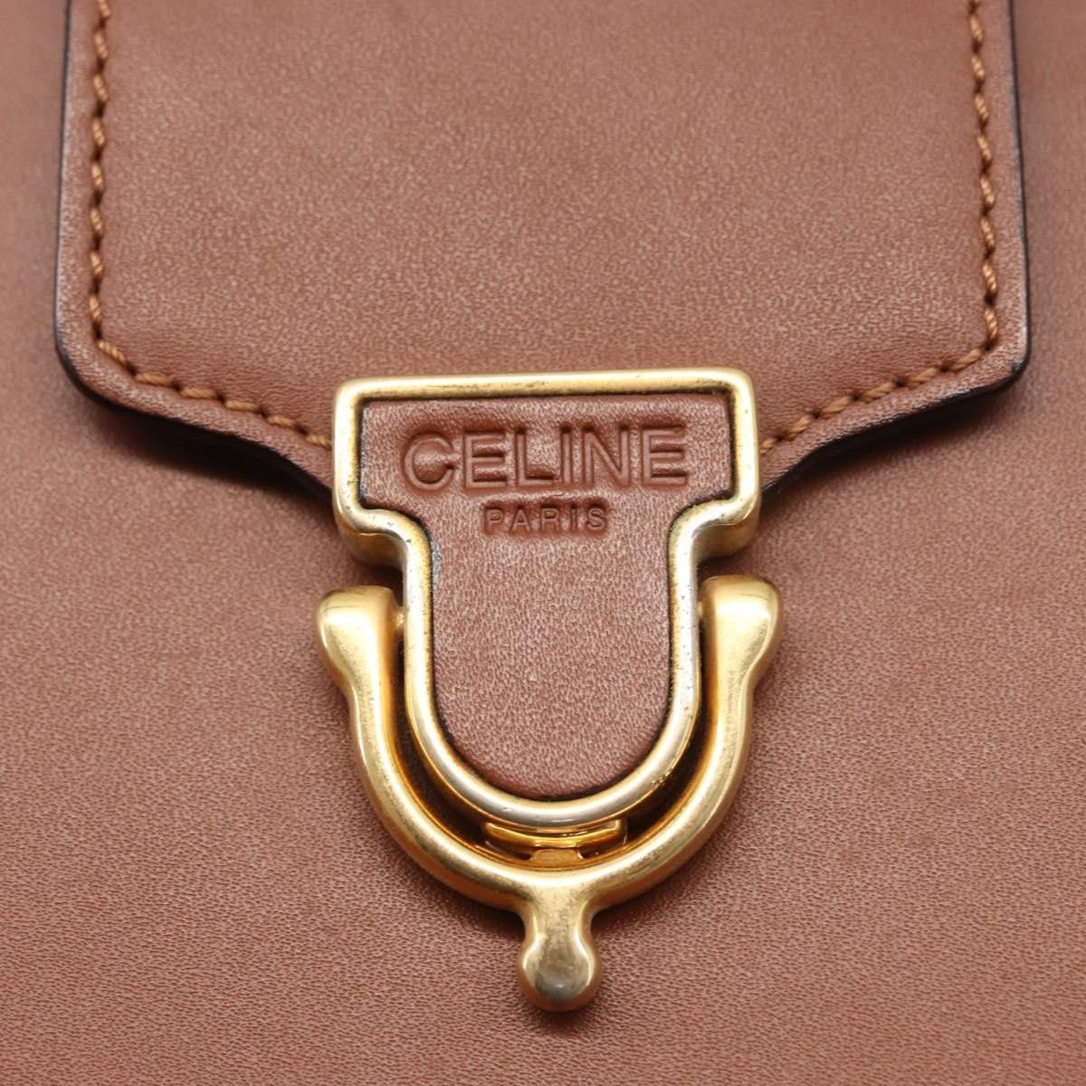 Celine Celine Vintage Shoulder Bag Leather Size ONE SIZE - 13 Thumbnail