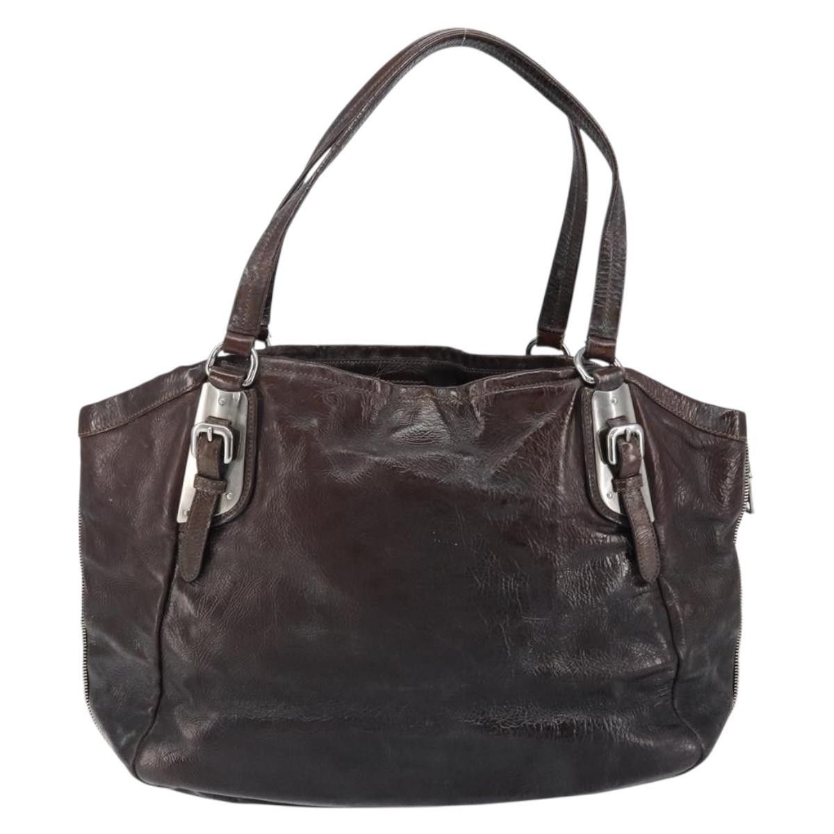 Prada Prada Vintage Shoulder Bag Leather Size ONE SIZE - 2 Thumbnail
