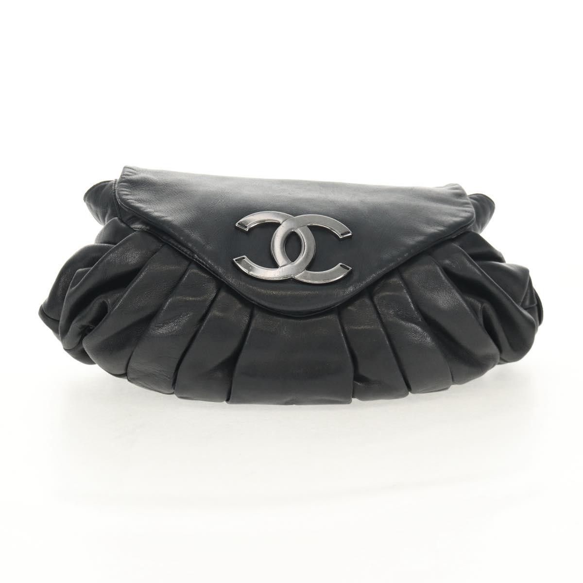 Chanel Chanel CC Rings Flap Bag Pleated Lambskin Size ONE SIZE - 16 Thumbnail