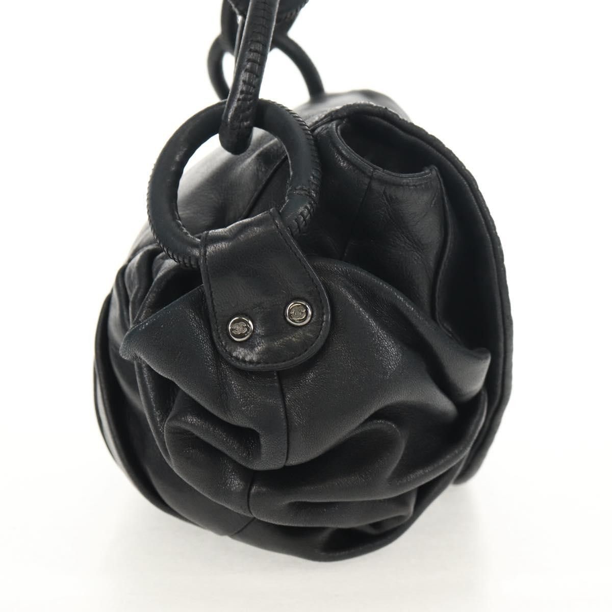 Chanel Chanel CC Rings Flap Bag Pleated Lambskin Size ONE SIZE - 4 Thumbnail
