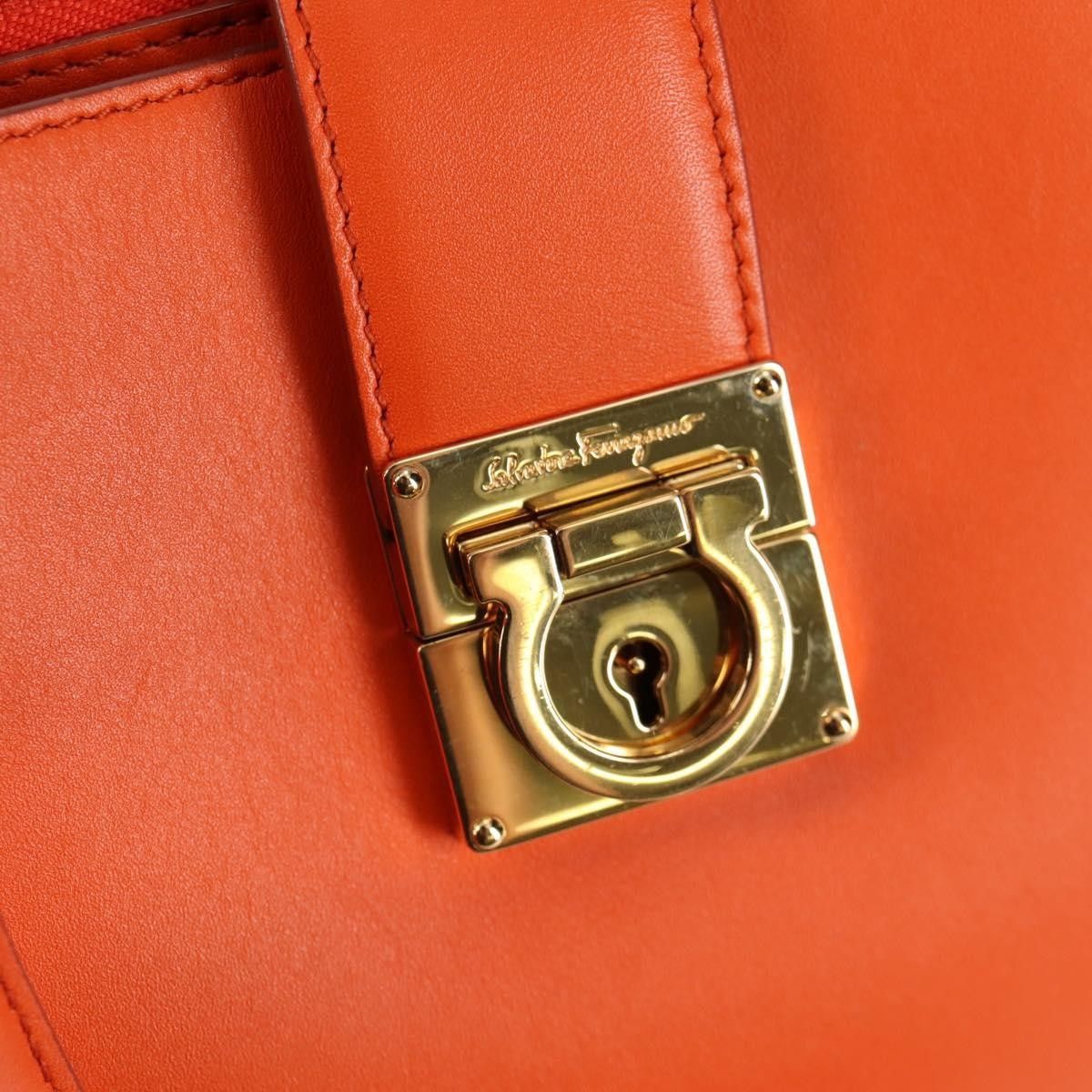 Salvatore Ferragamo Salvatore Ferragamo Gancio Lock Tote Leather Size ONE SIZE - 12 Thumbnail