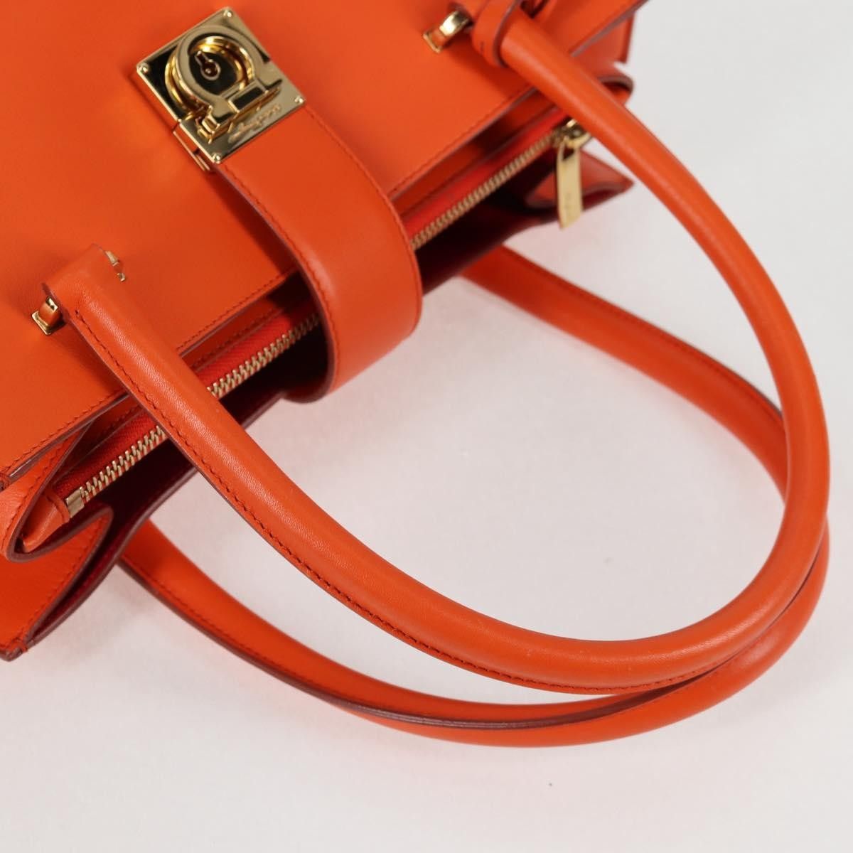 Salvatore Ferragamo Salvatore Ferragamo Gancio Lock Tote Leather Size ONE SIZE - 7 Thumbnail