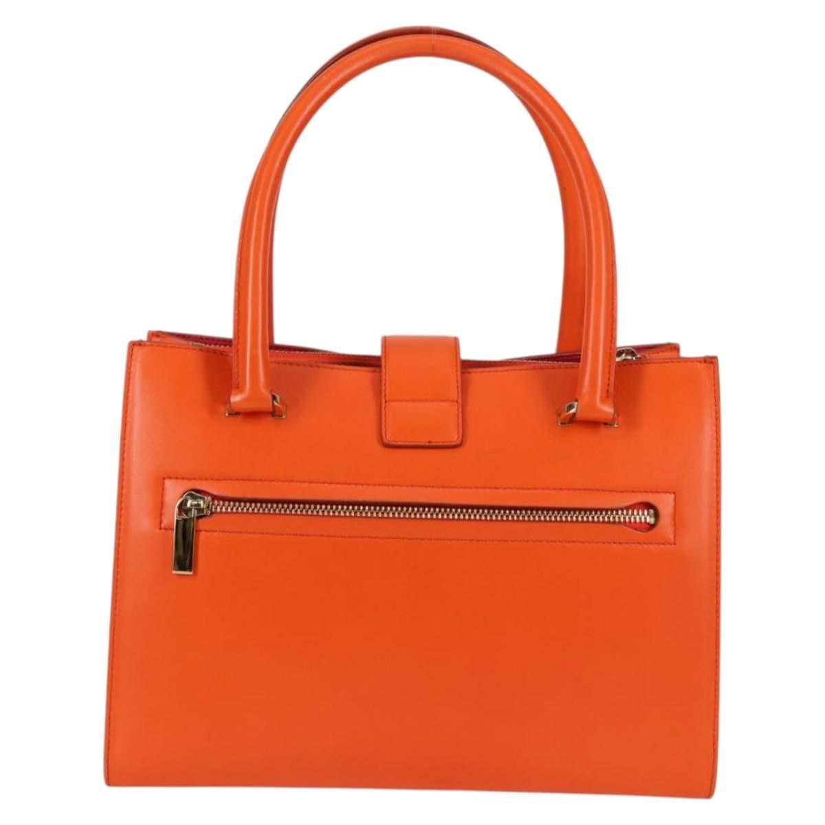 Salvatore Ferragamo Salvatore Ferragamo Gancio Lock Tote Leather Size ONE SIZE - 2 Thumbnail