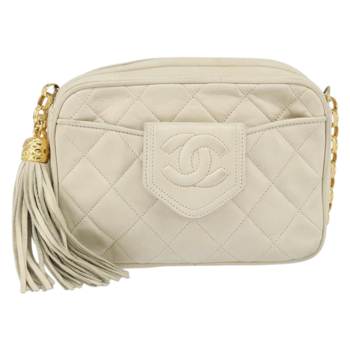 Chanel Chanel Vintage Front Pocket Camera Quilted Lambskin Size ONE SIZE - 18 Thumbnail