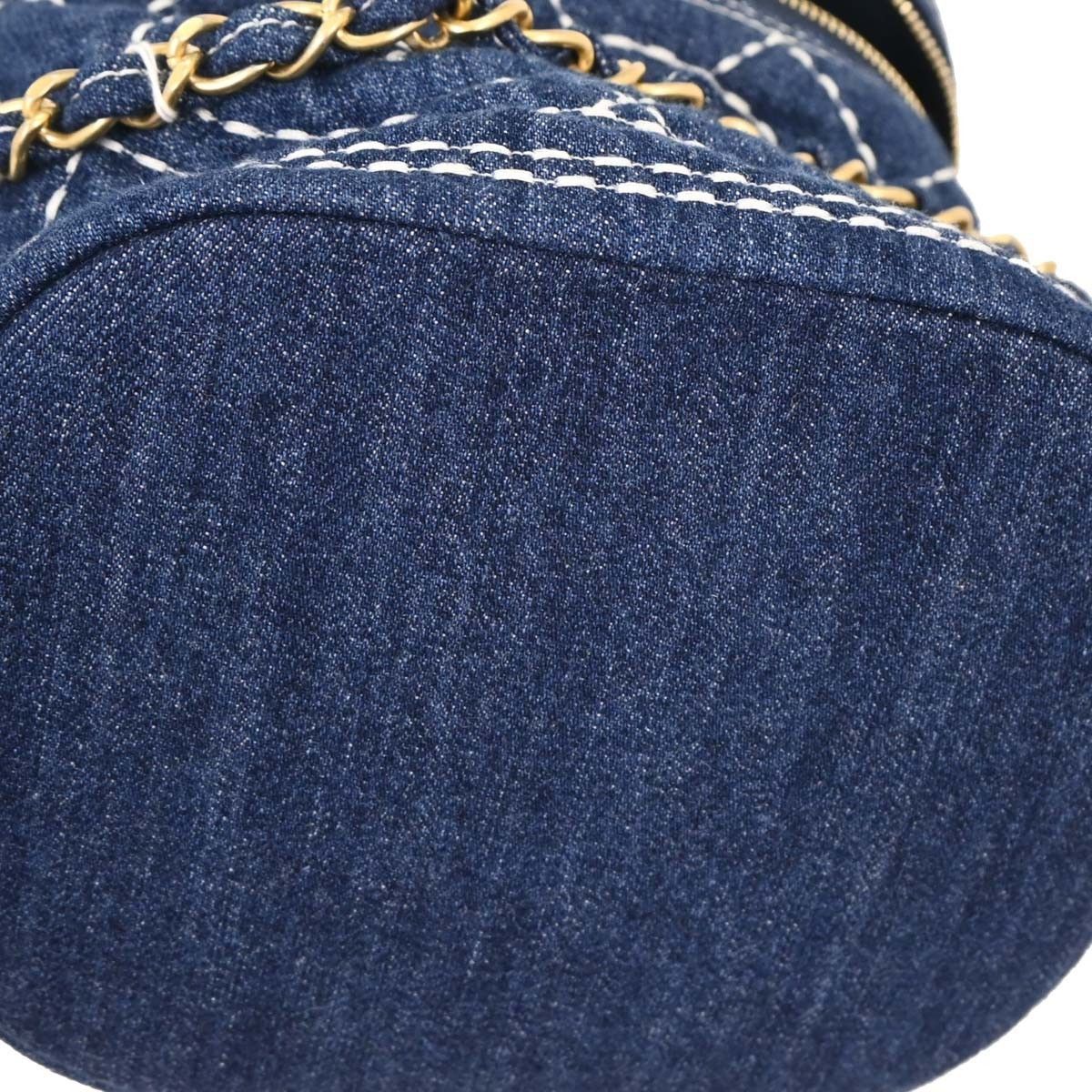 Chanel Chanel Vanity Case Quilted Denim Size ONE SIZE - 8 Thumbnail