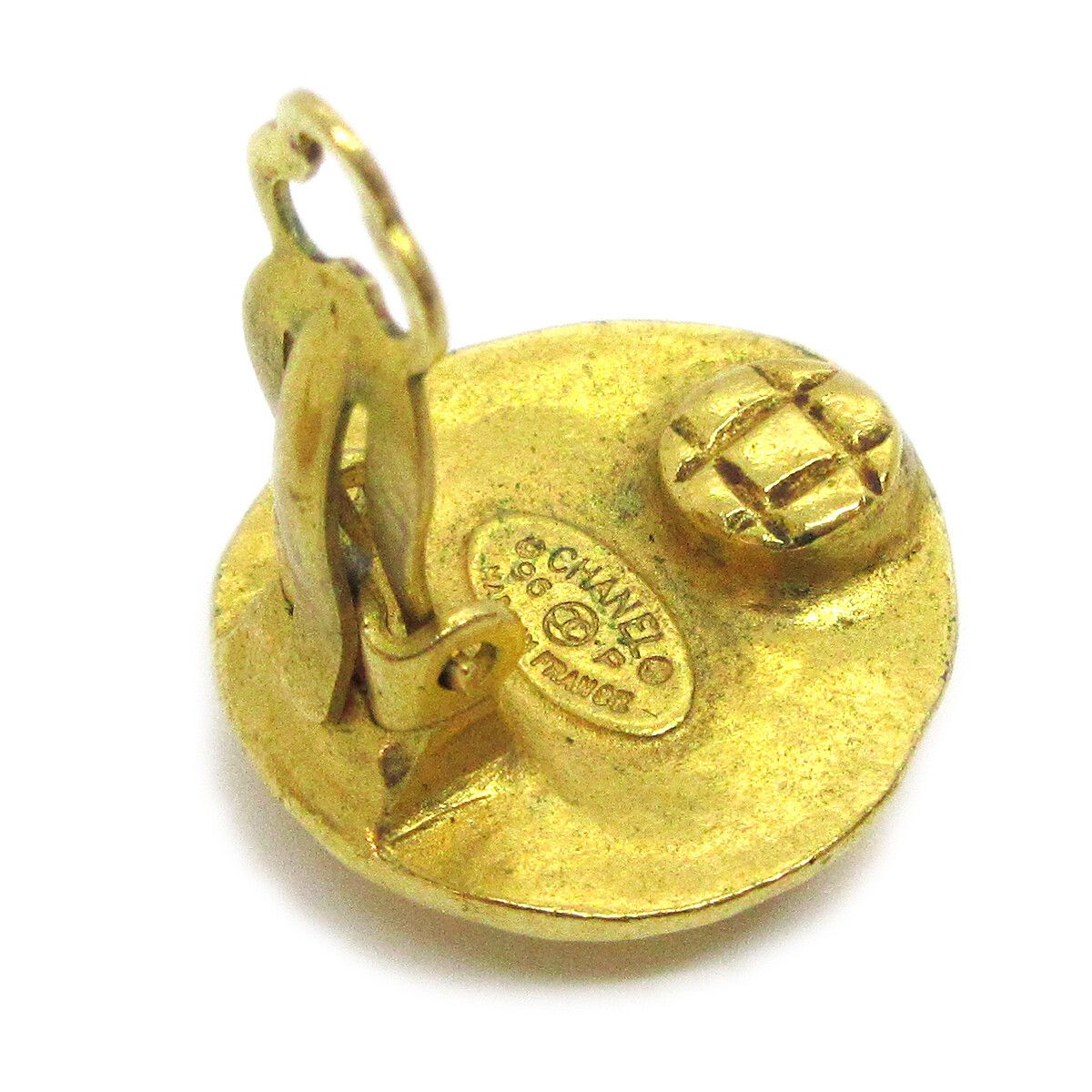 Chanel Chanel Vintage CC Round Clip-On Metal Size ONE SIZE - 3 Thumbnail