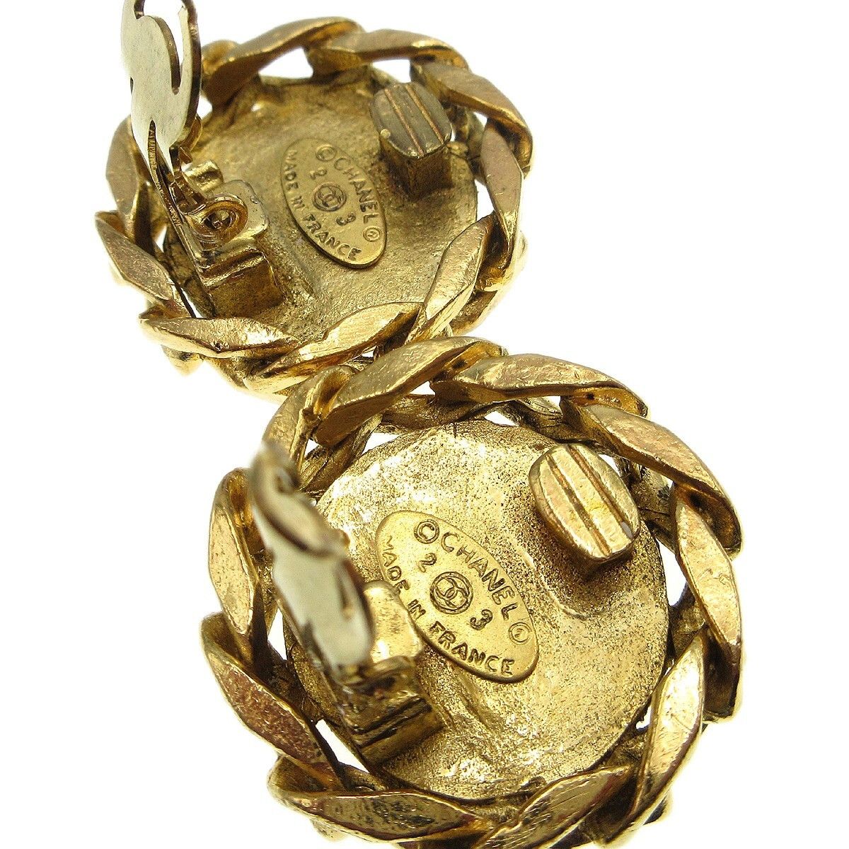Chanel Chanel CC Button Clip-On Metal with Faux Pearl Size ONE SIZE - 3 Thumbnail