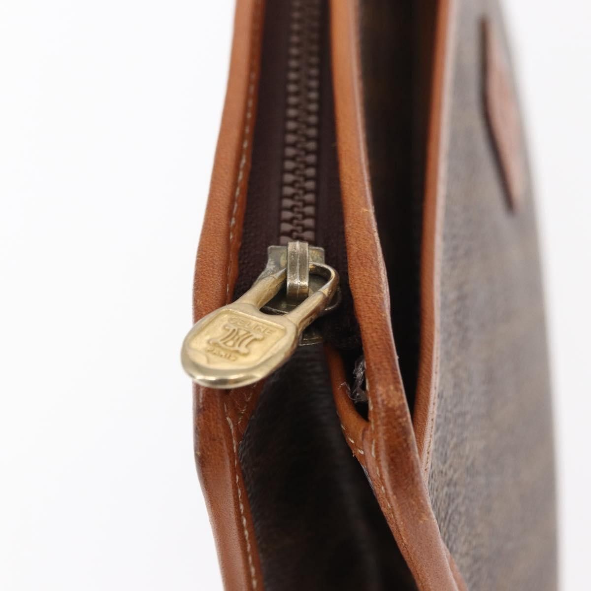 Celine Celine Macadam Pochette Canvas and Leather Size ONE SIZE - 11 Thumbnail