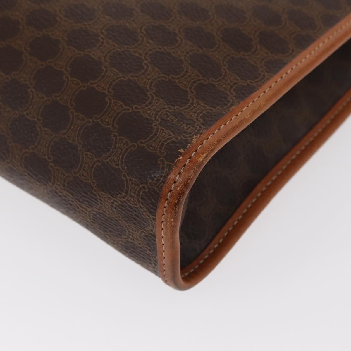 Celine Celine Macadam Pochette Canvas and Leather Size ONE SIZE - 9 Thumbnail