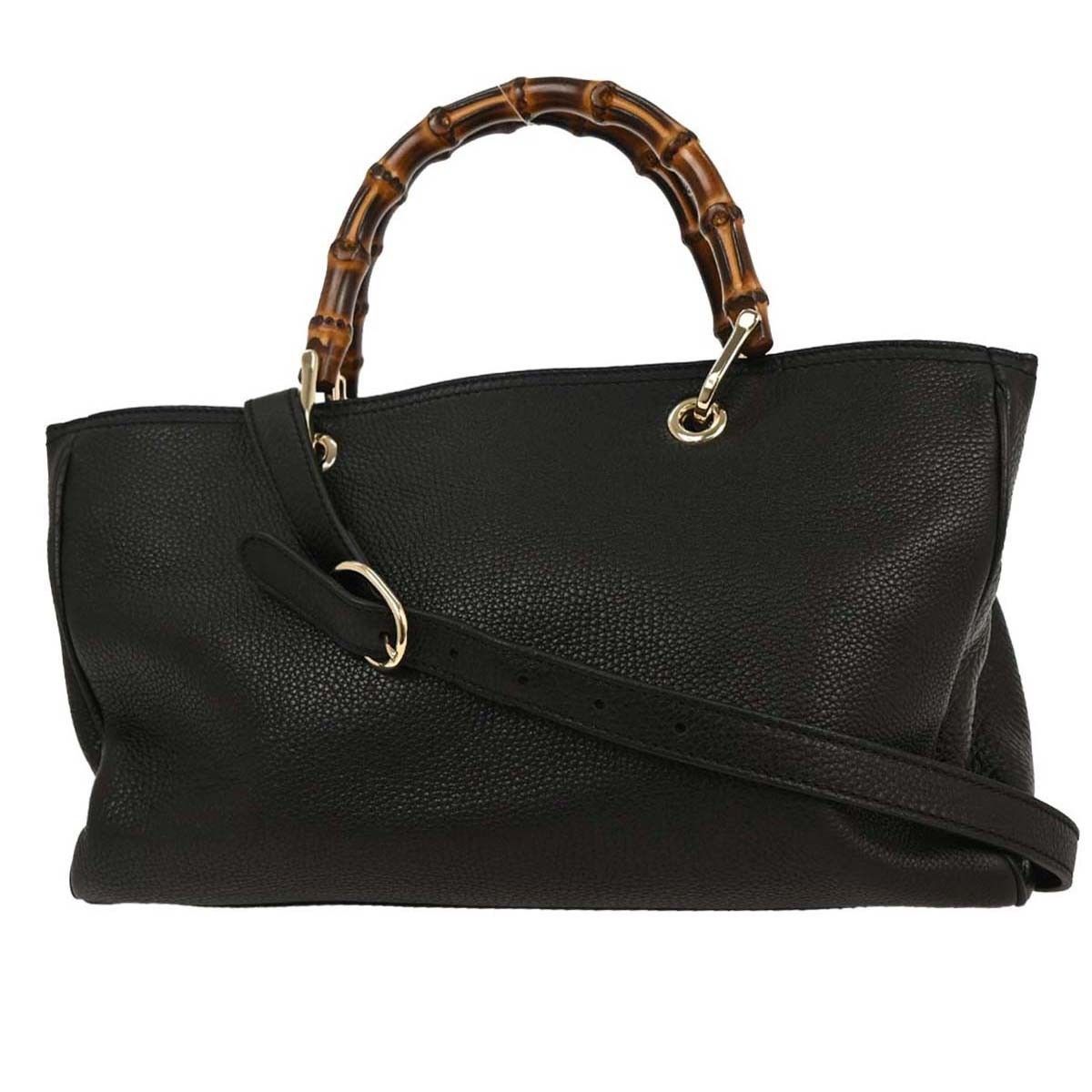 Gucci Gucci Bamboo Shopper Tote Leather Size ONE SIZE - 2 Thumbnail