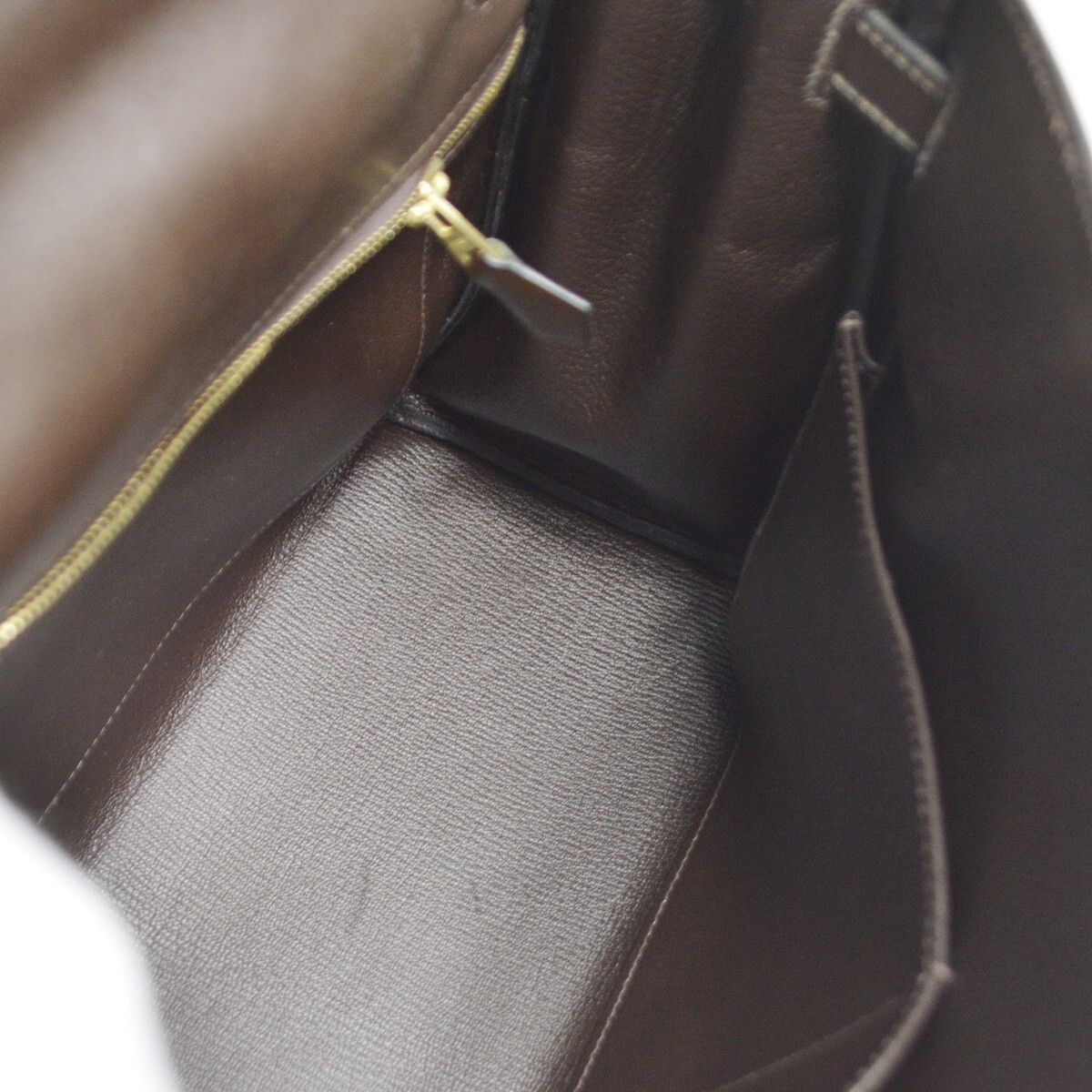 Hermes Hermes Kelly Handbag Vibrato and Box Calf with Gold Hardware Size ONE SIZE - 3 Thumbnail