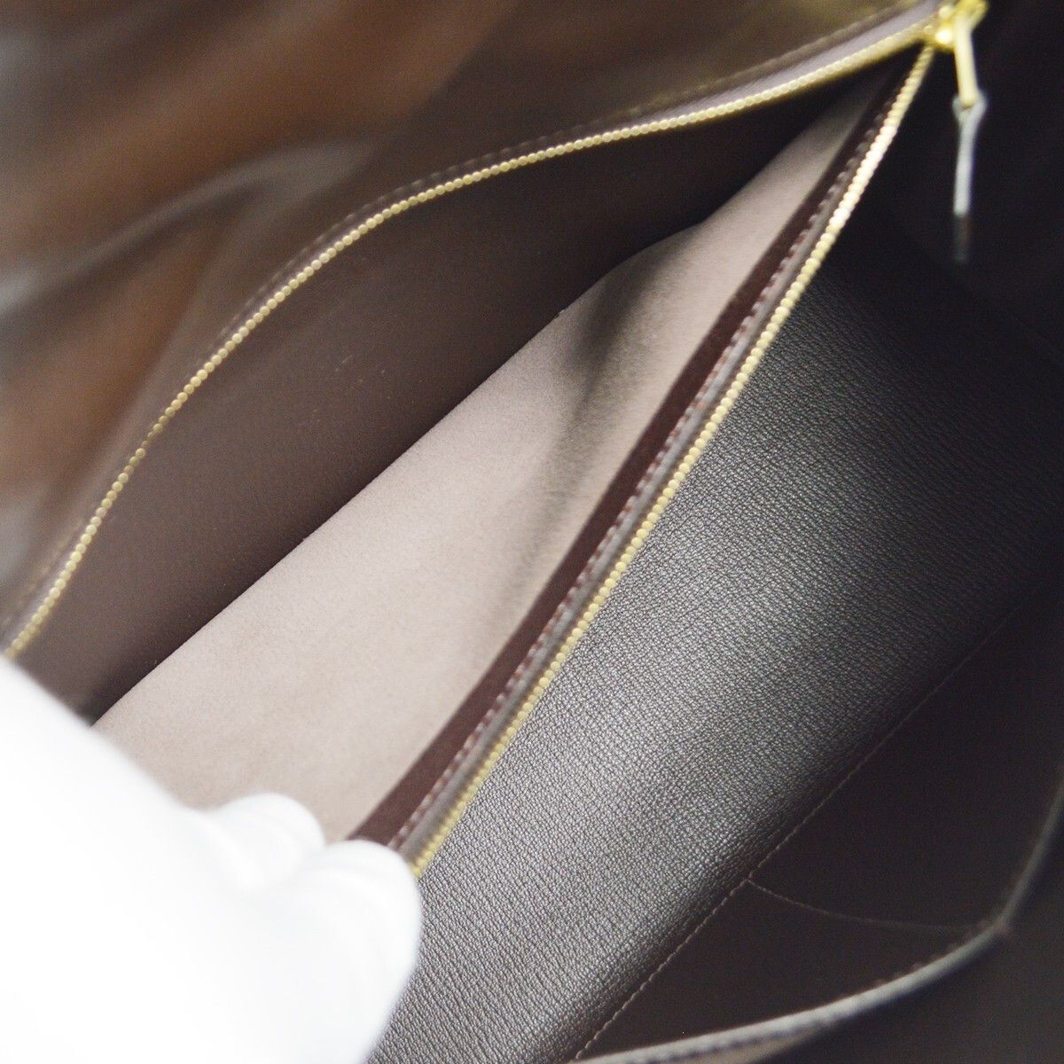 Hermes Hermes Kelly Handbag Vibrato and Box Calf with Gold Hardware Size ONE SIZE - 8 Thumbnail