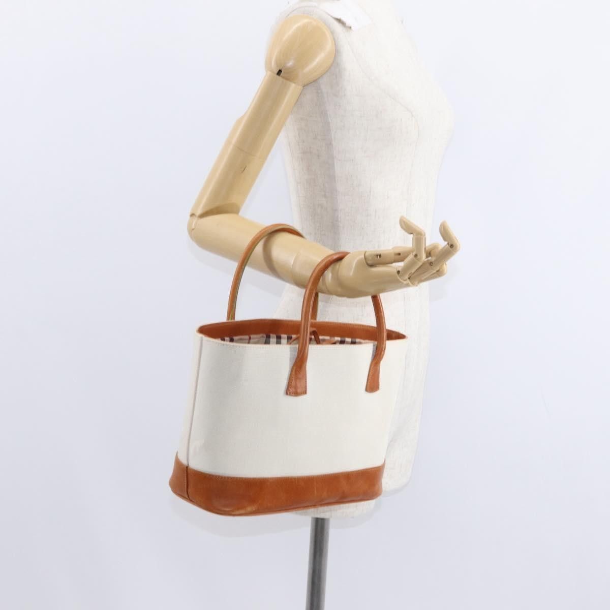 Burberry Burberry Vintage Handbag Canvas Size ONE SIZE - 12 Thumbnail