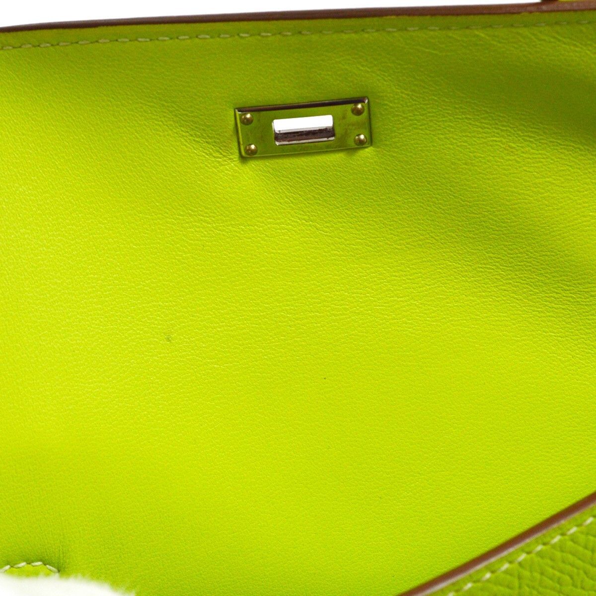 Hermes Hermes Kelly Mini II Bag Green Epsom with Palladium Hardware Size ONE SIZE - 7 Thumbnail
