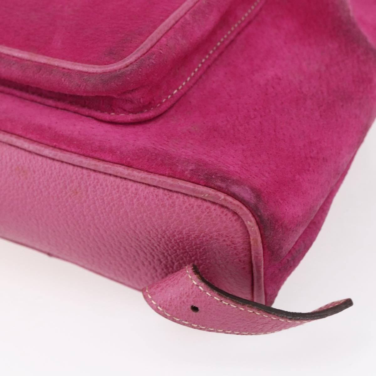 Gucci Gucci Vintage Bamboo Backpack Suede Size ONE SIZE - 10 Thumbnail