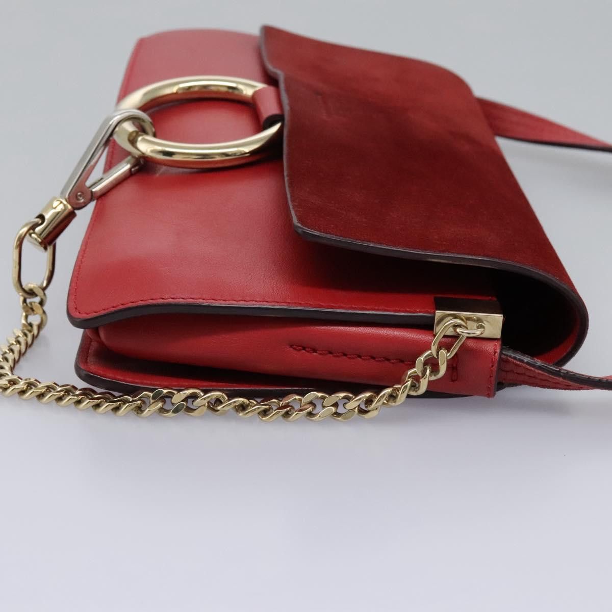 Chloe Chloe Faye Crossbody Leather and Suede Size ONE SIZE - 4 Thumbnail