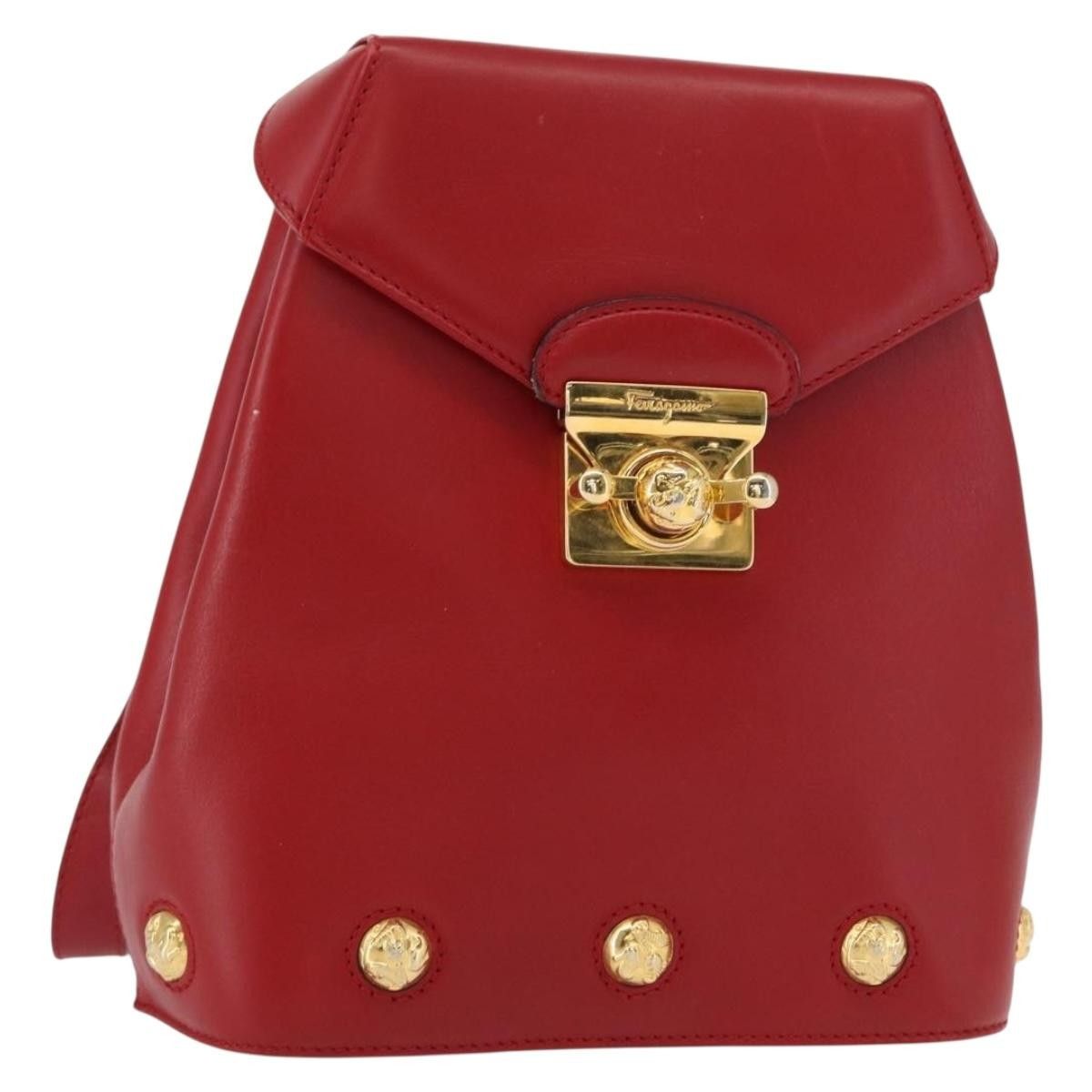 Salvatore Ferragamo Salvatore Ferragamo Vintage Leather Size ONE SIZE - 18 Thumbnail