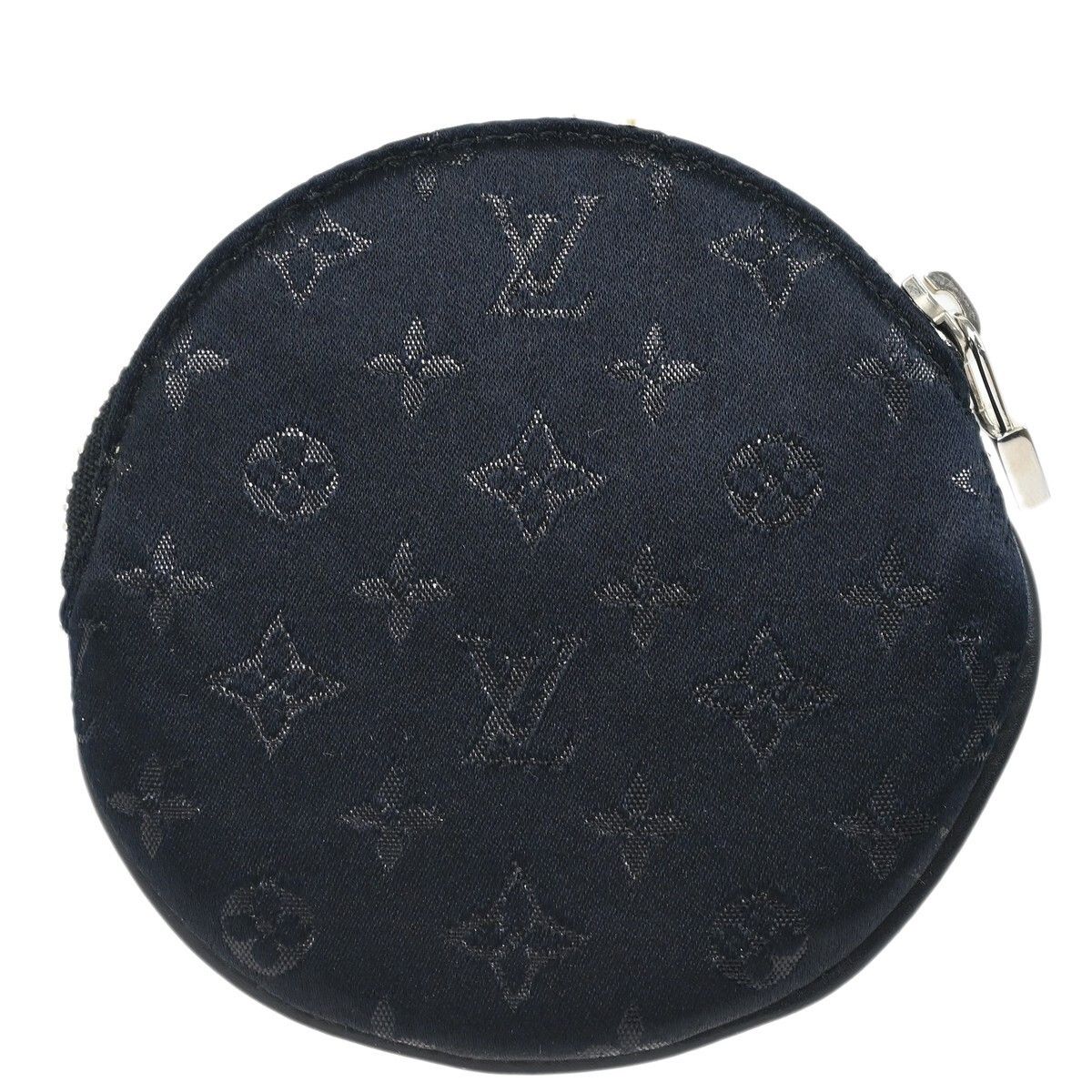 Louis Vuitton Louis Vuitton Round Coin Purse Limited Edition Monogram Silk Size ONE SIZE - 2 Thumbnail