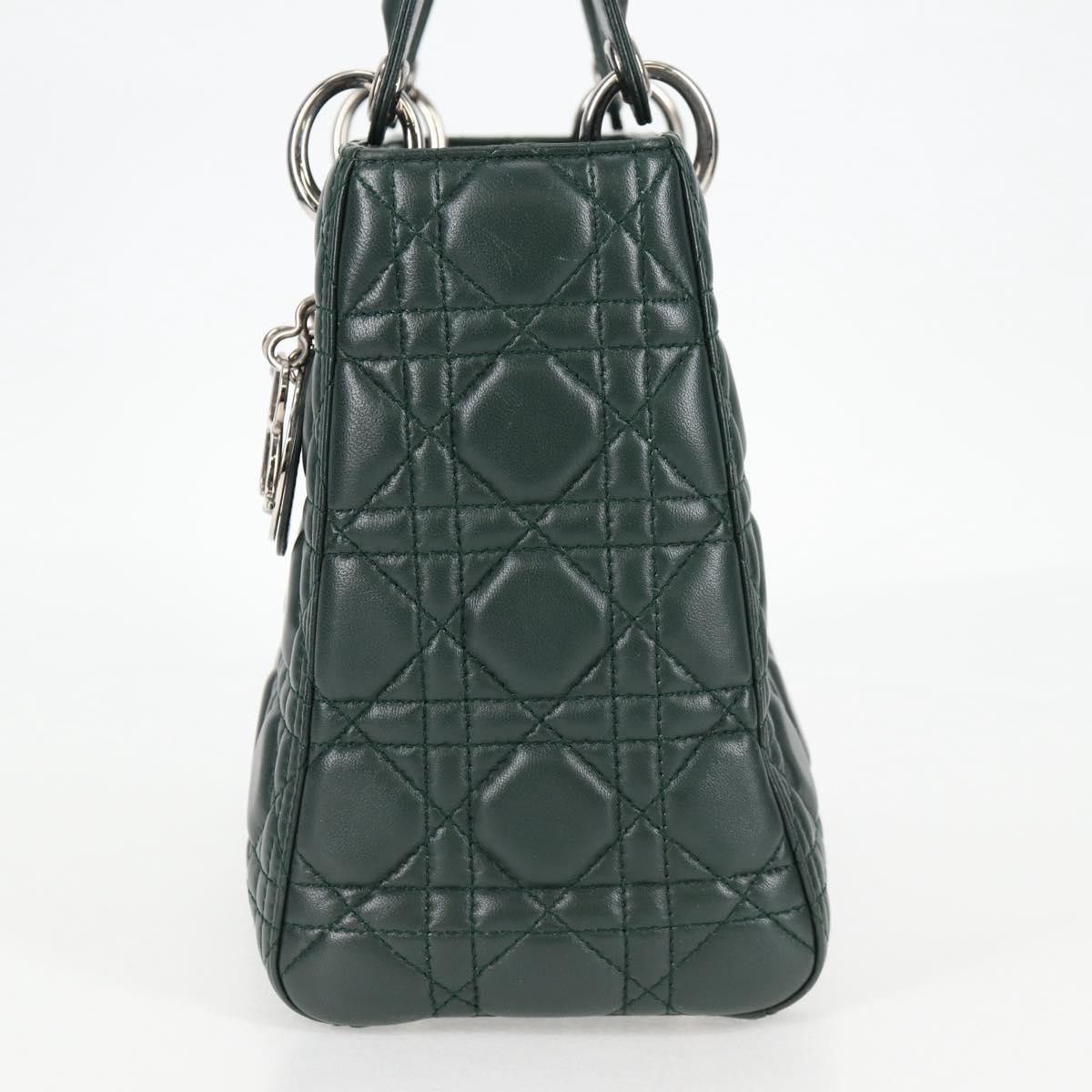 Dior Christian Dior Vintage Lady Dior Bag Cannage Quilt Lambskin Size ONE SIZE - 4 Thumbnail
