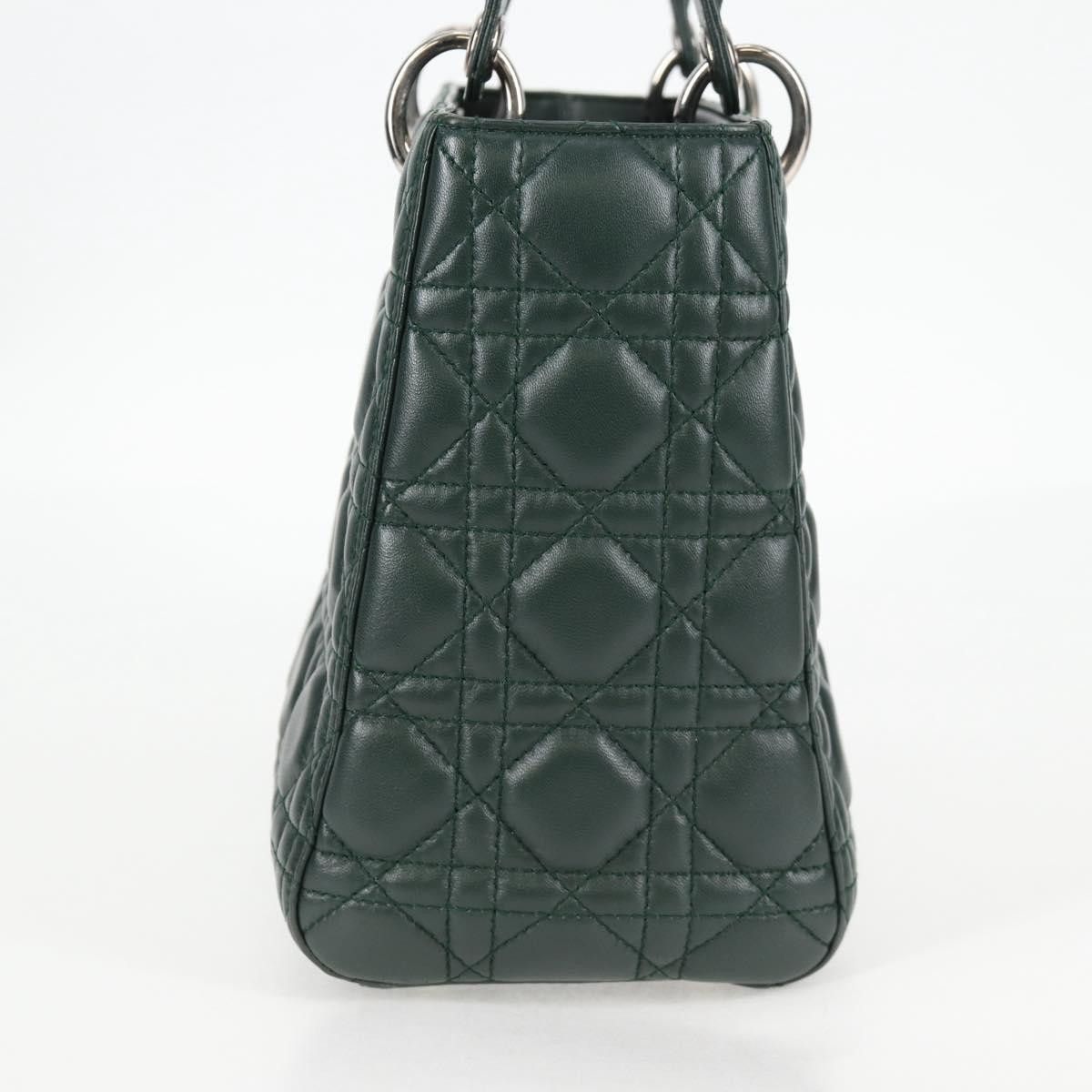 Dior Christian Dior Vintage Lady Dior Bag Cannage Quilt Lambskin Size ONE SIZE - 5 Thumbnail