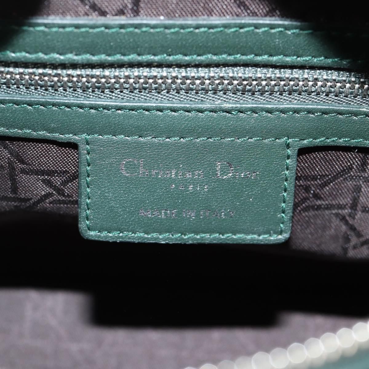 Dior Christian Dior Vintage Lady Dior Bag Cannage Quilt Lambskin Size ONE SIZE - 15 Thumbnail