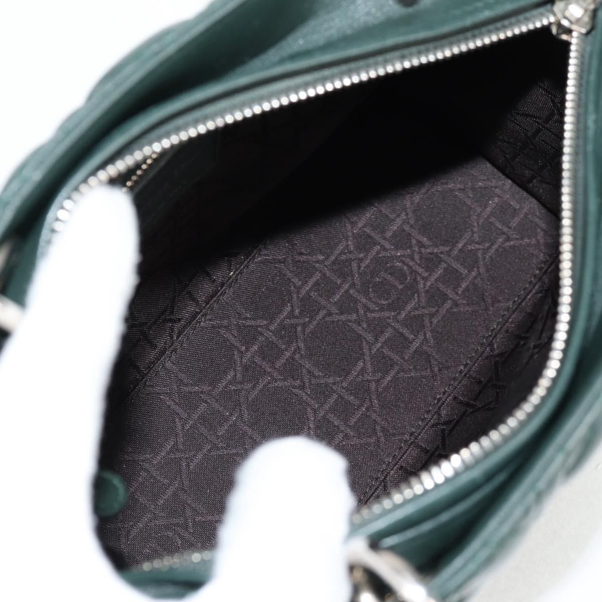 Dior Christian Dior Vintage Lady Dior Bag Cannage Quilt Lambskin Size ONE SIZE - 10 Thumbnail