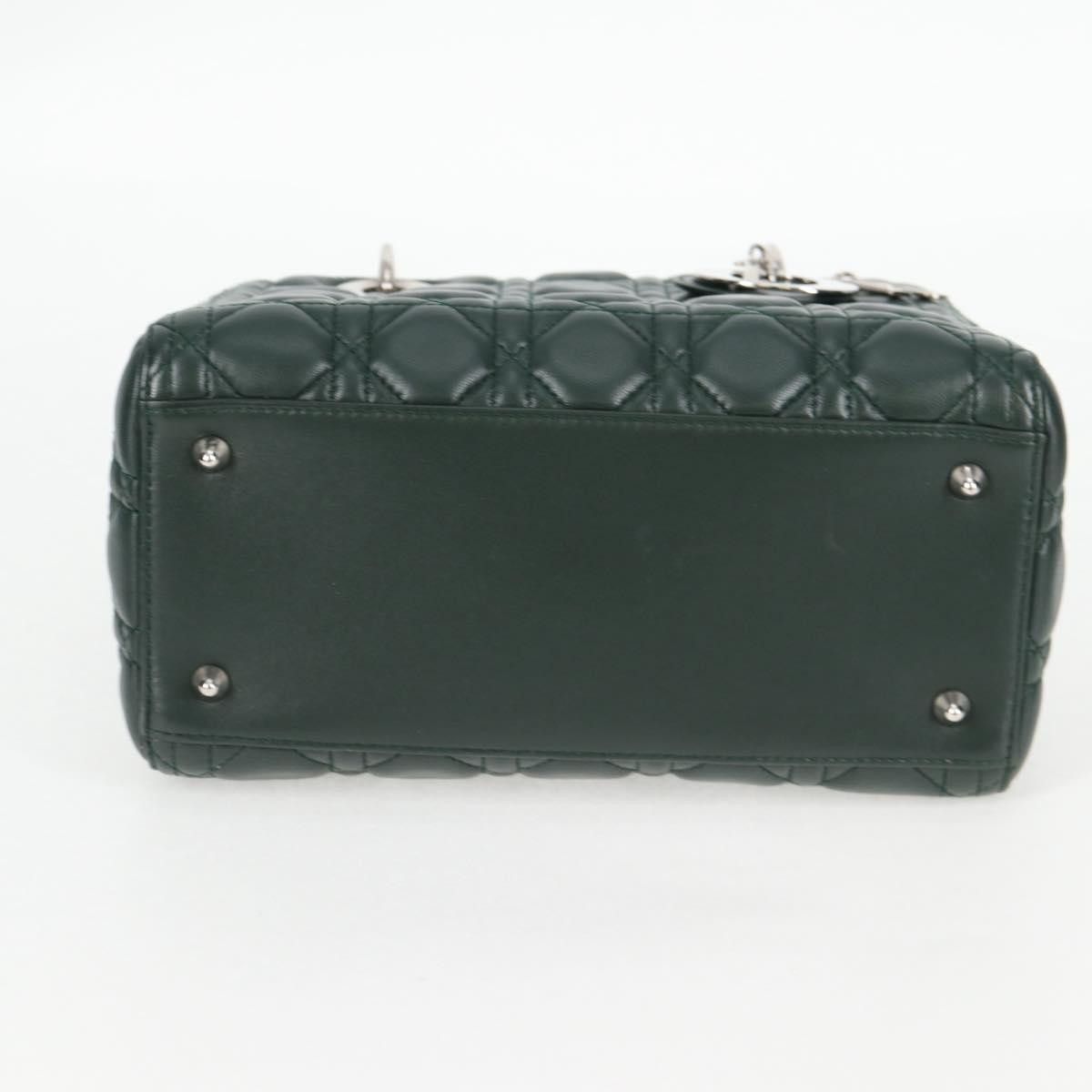 Dior Christian Dior Vintage Lady Dior Bag Cannage Quilt Lambskin Size ONE SIZE - 18 Thumbnail