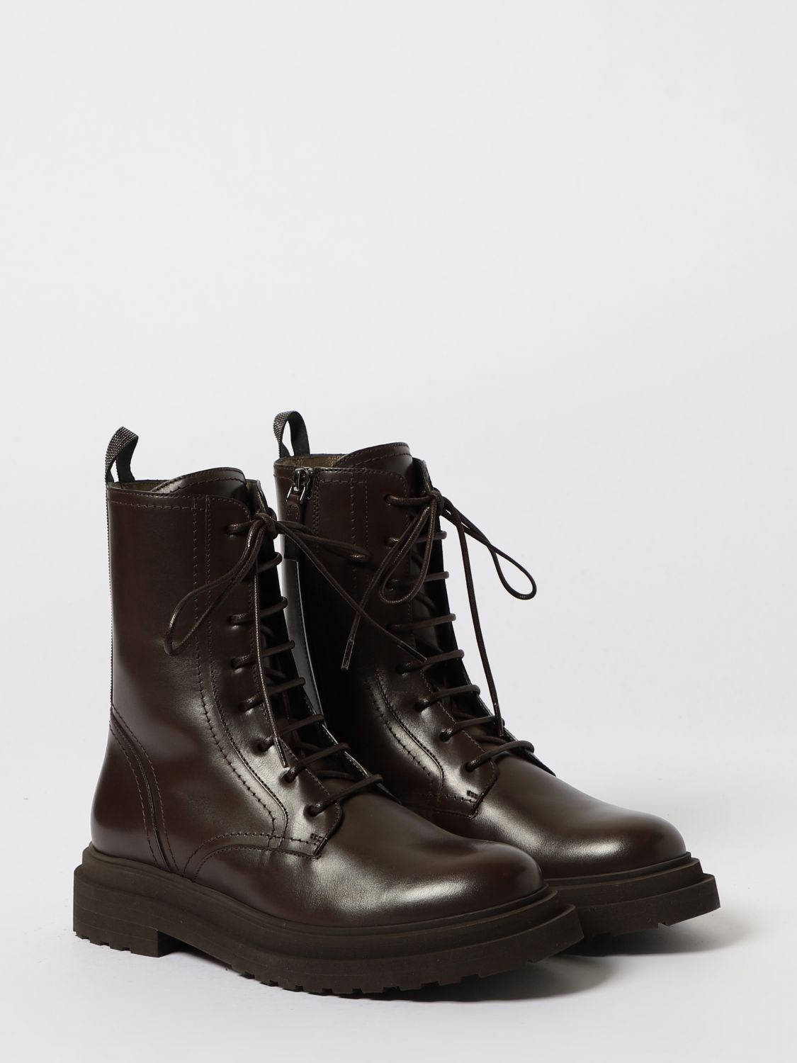 Brunello Cucinelli Brunello Cucinelli Boots Woman Dark Size US 7 / IT 37 - 2 Thumbnail